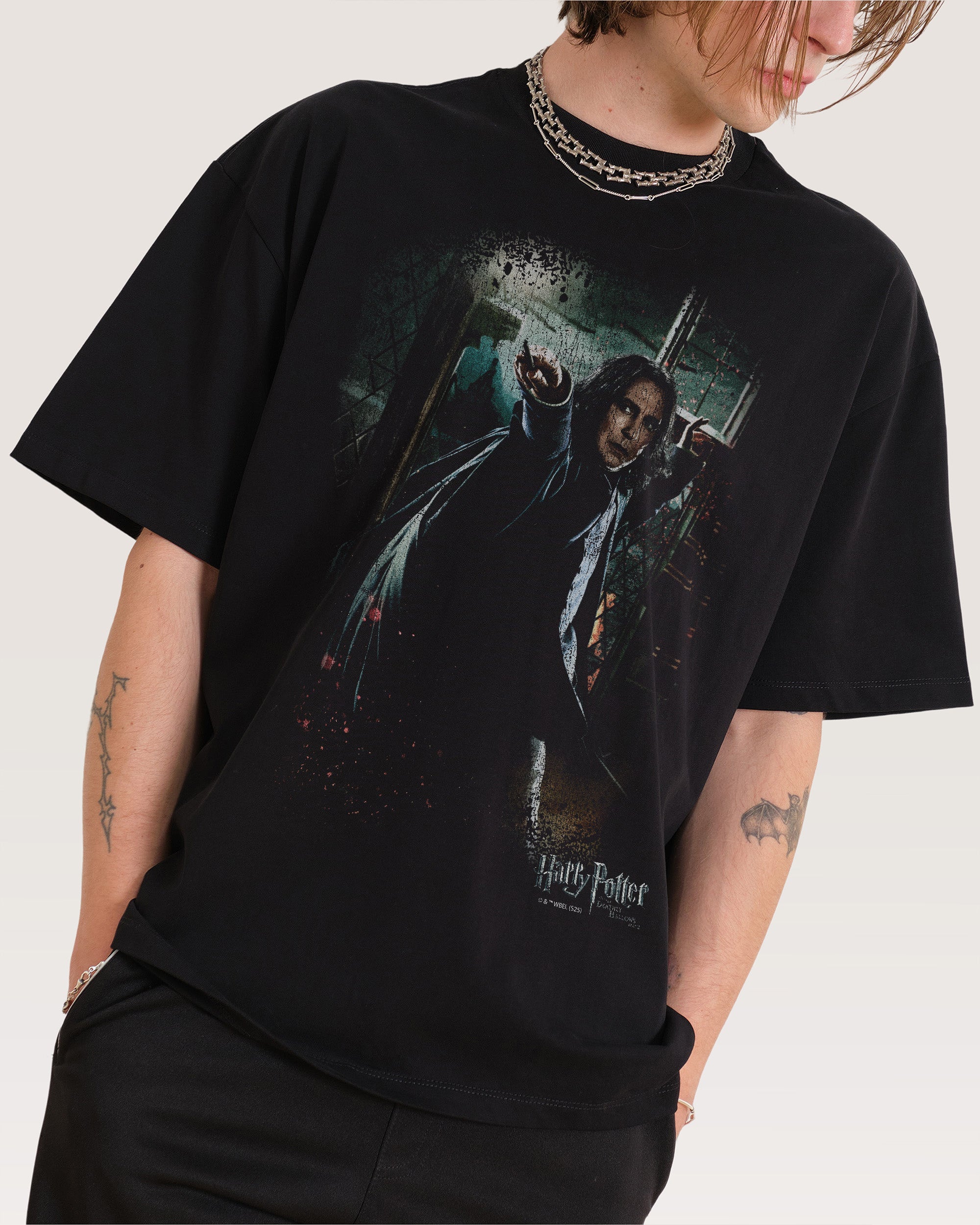Snape Black Oversized Tee