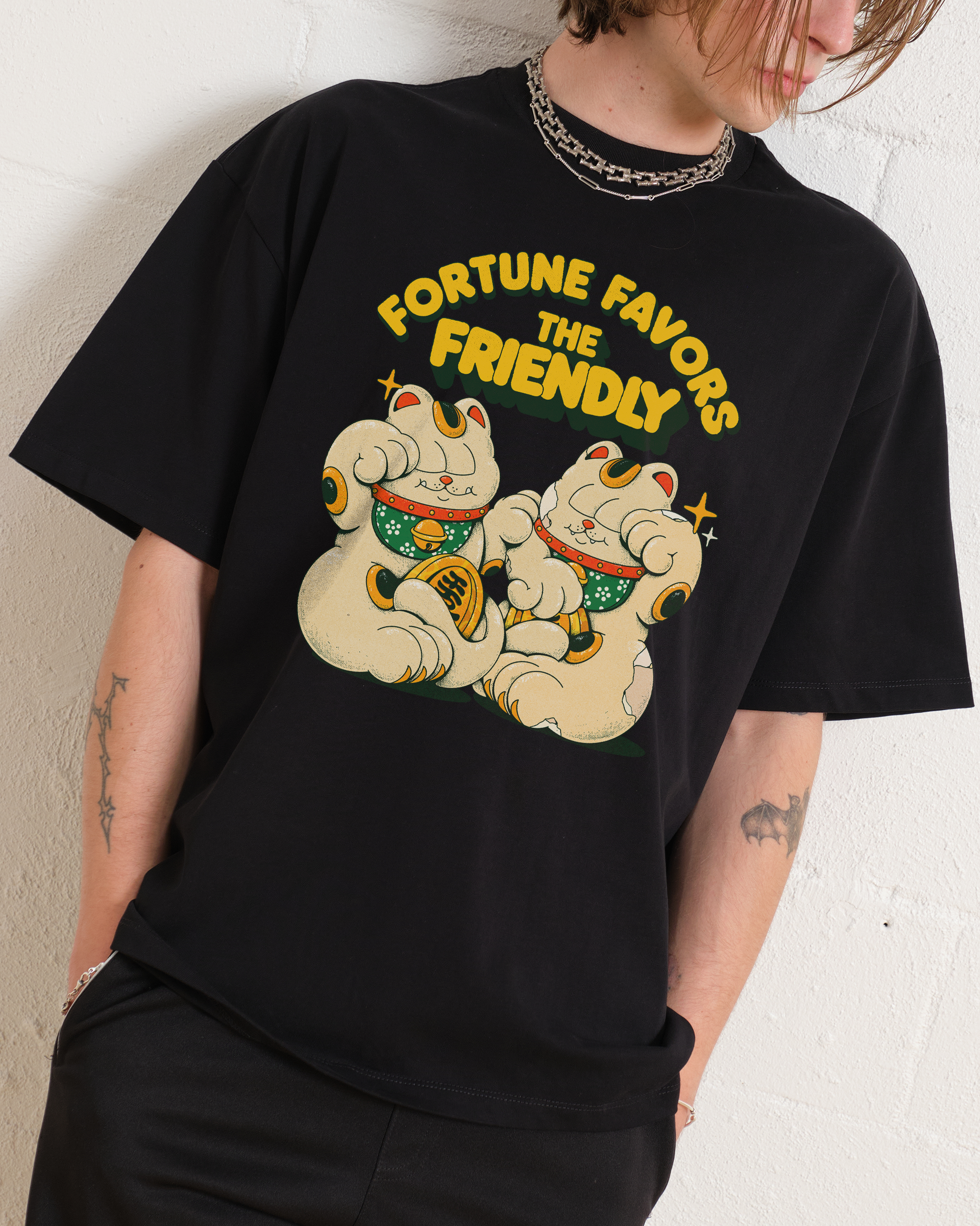 Fortune Oversized Tee Australia Online Black