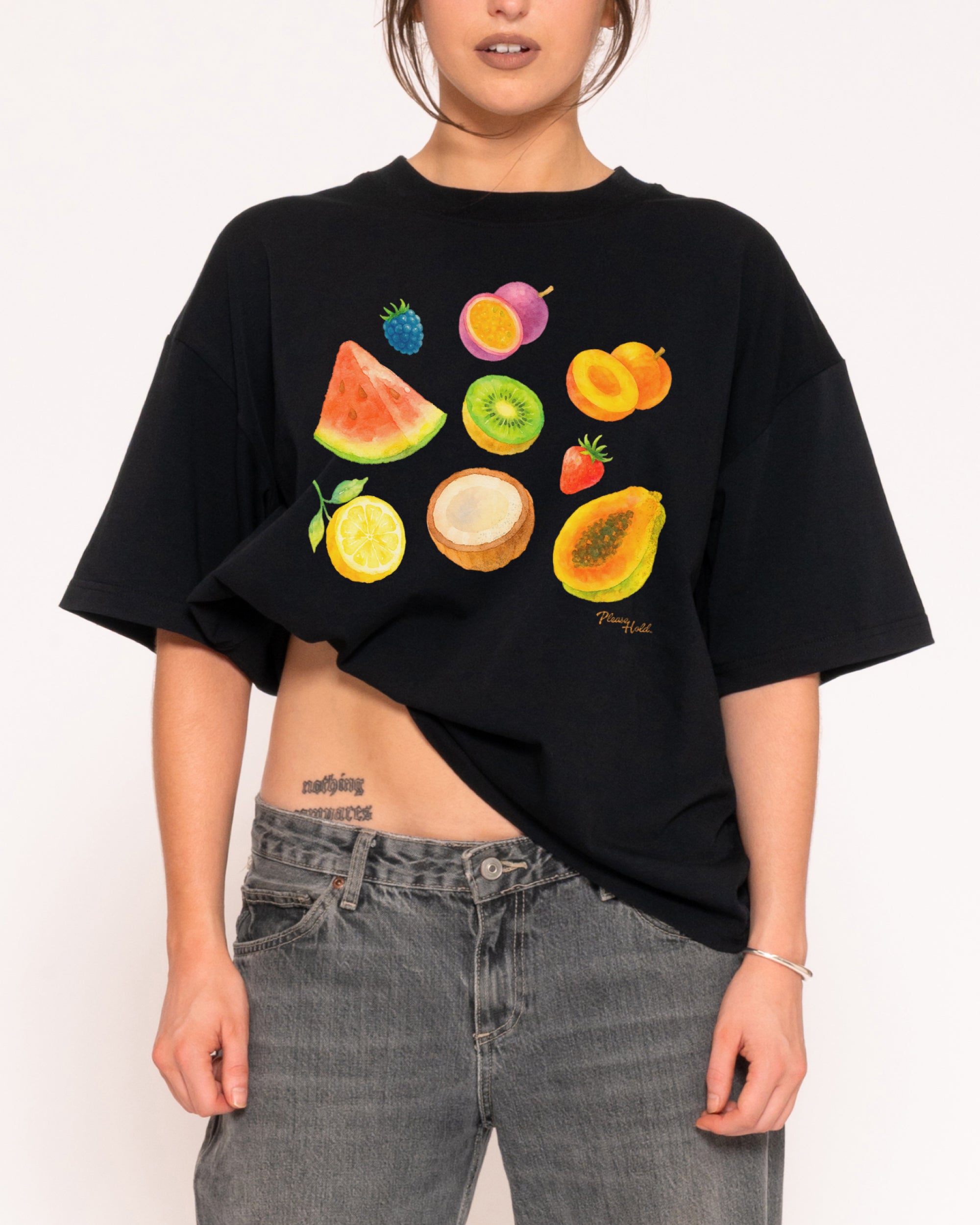 Fruit Platter Boxy Crop Tee
