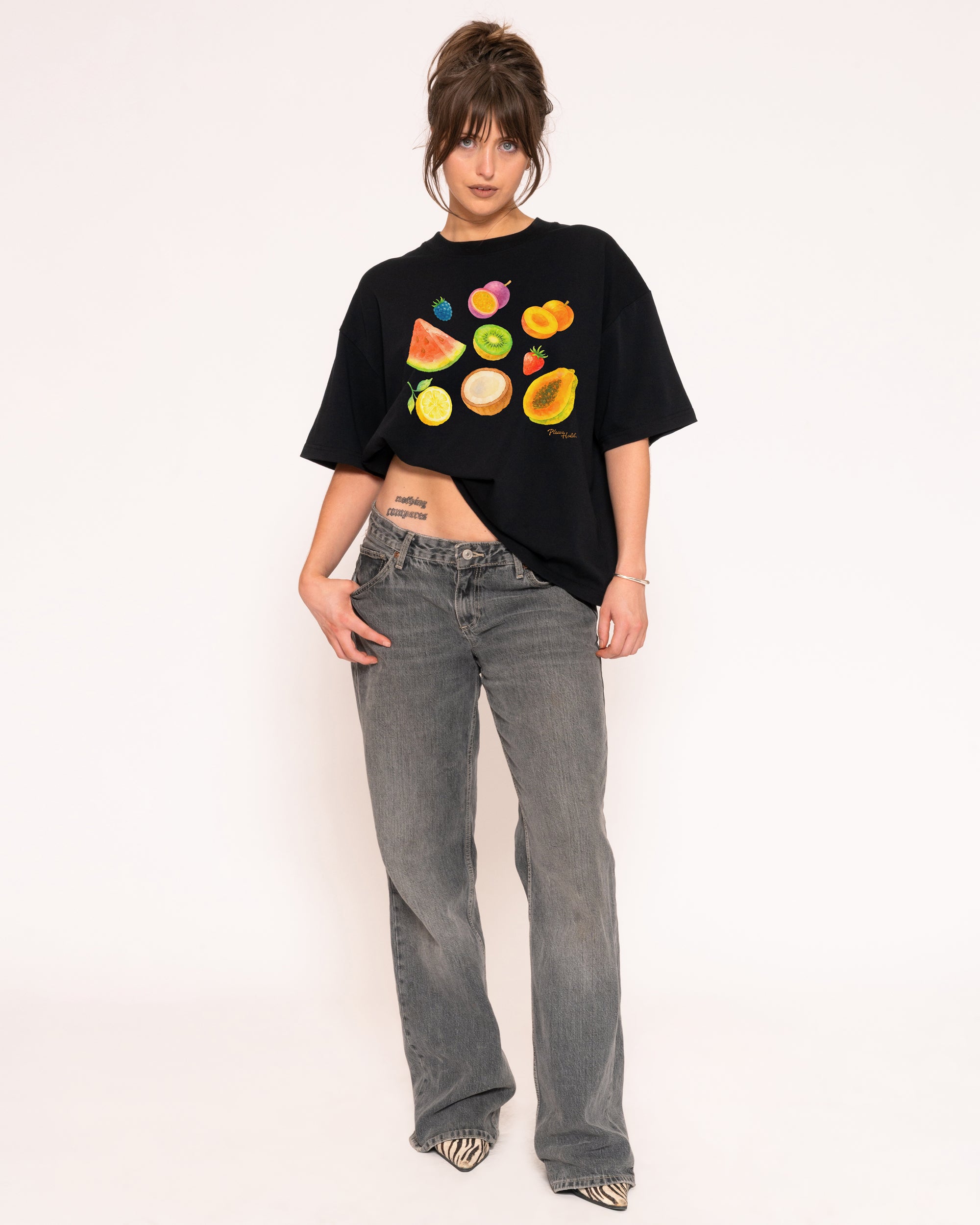 Fruit Platter Boxy Crop Tee