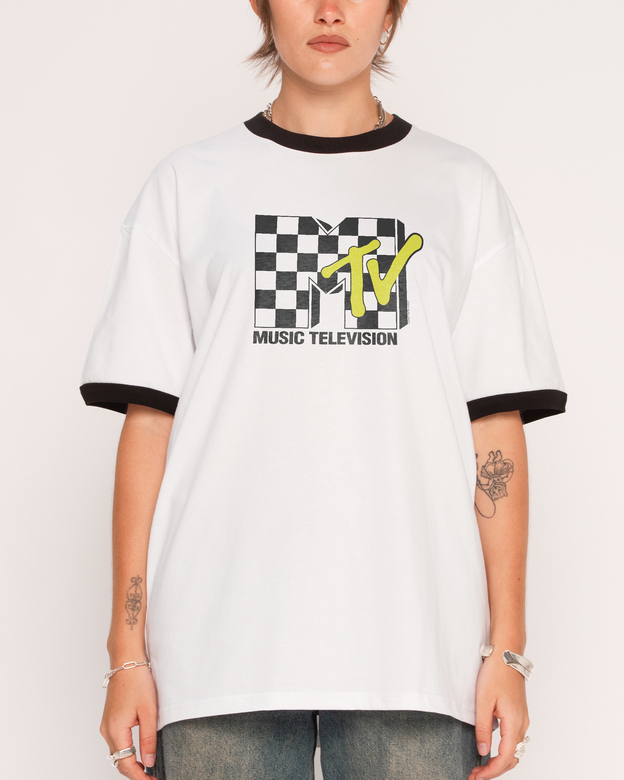 Back to the 80s Black Ringer T-Shirt