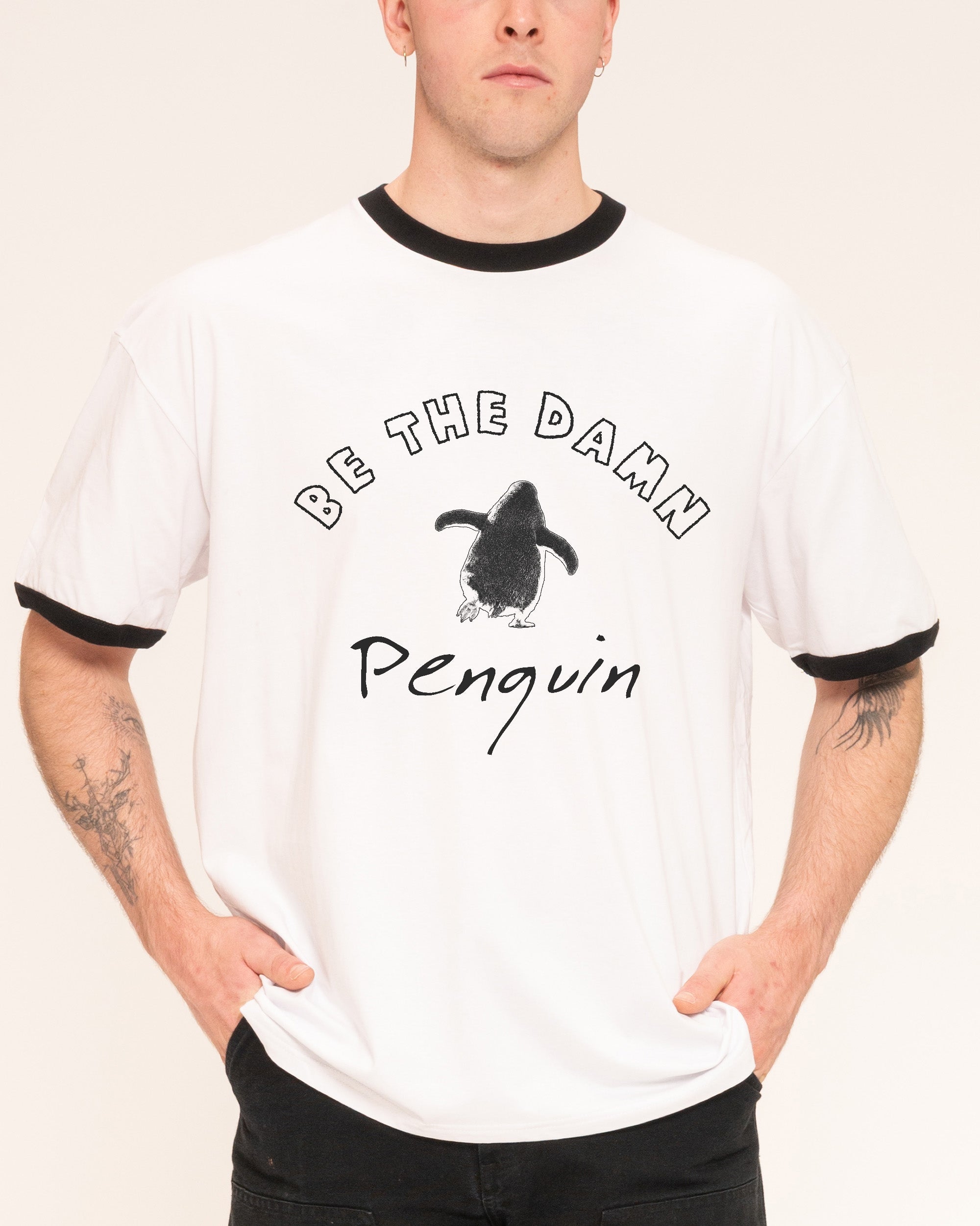 Nihilist Penguin T-Shirt | Funny Graphic T-Shirt | Threadheads