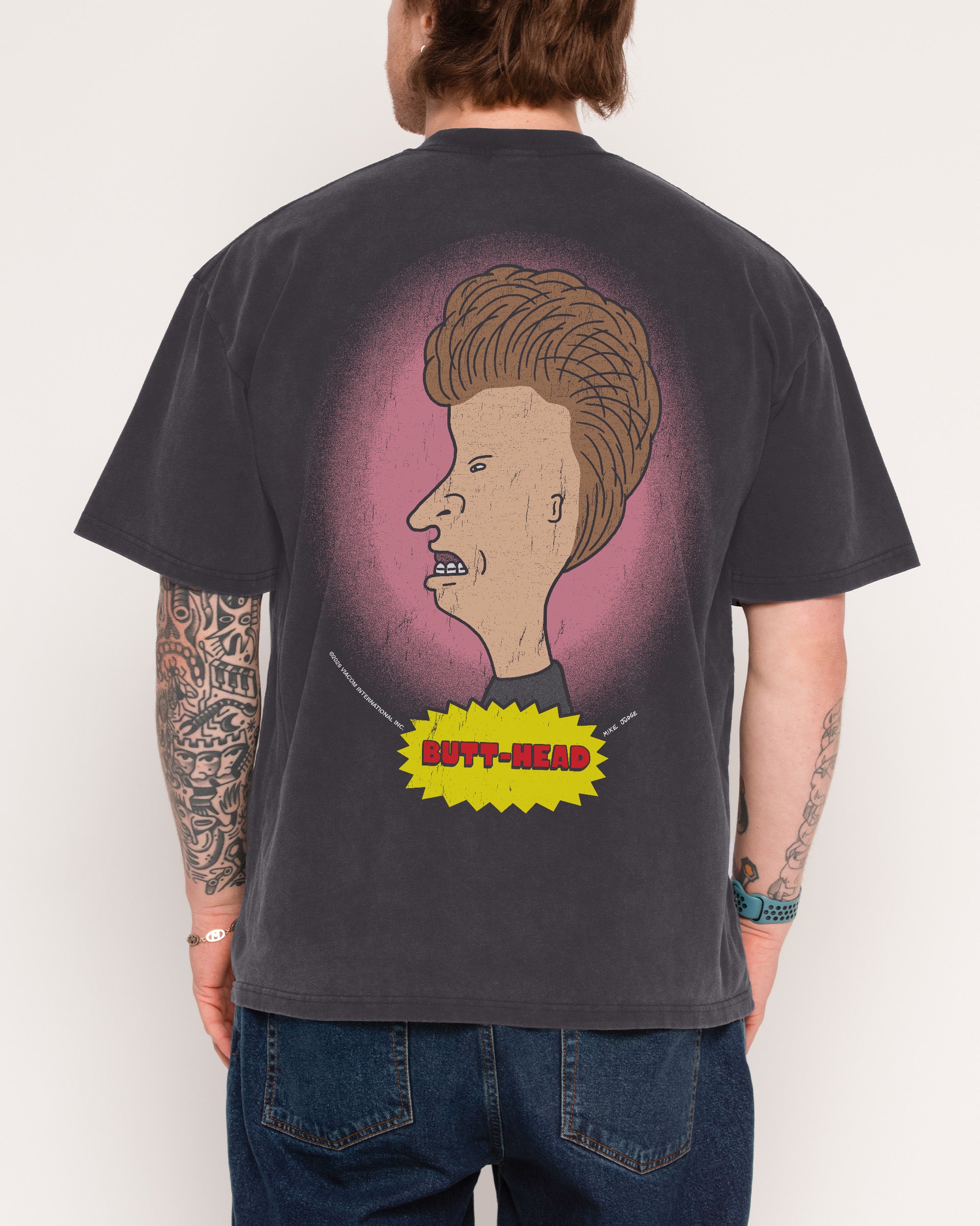 Face Off Black Wash Tee