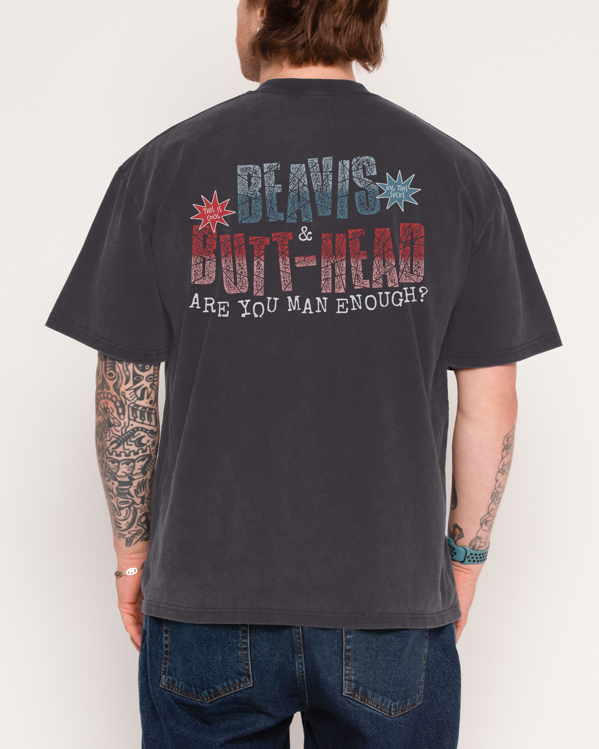 Backyard Wrestling Black Wash Tee