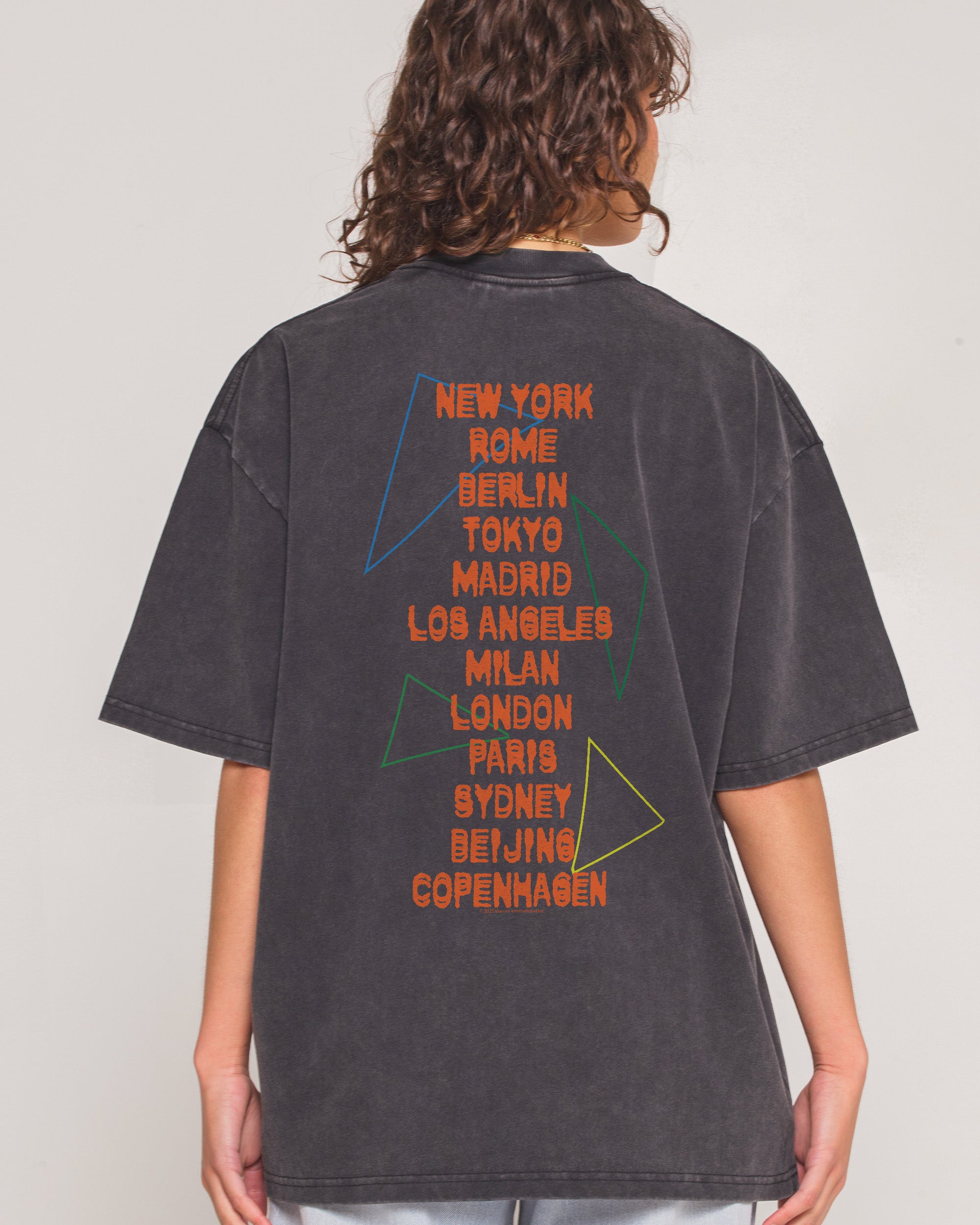 MTV World Tour Black Wash Tee