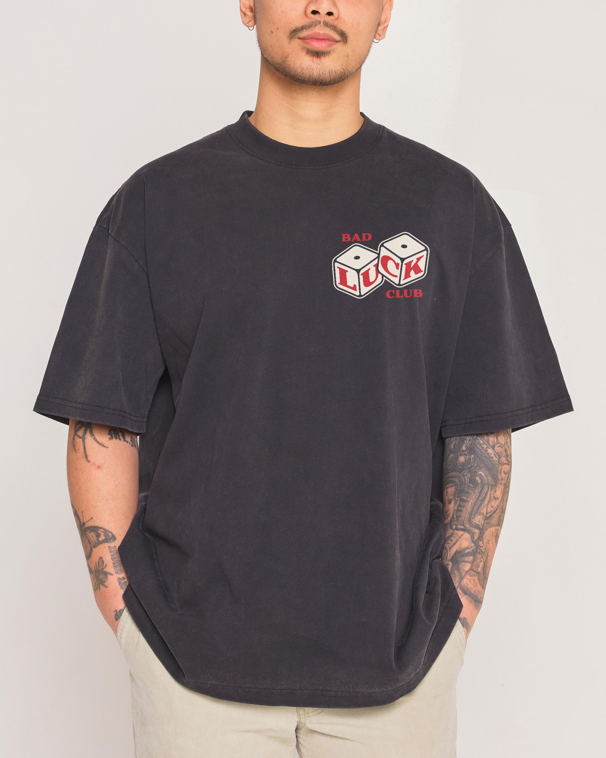 Bad Luck Club Black Wash Tee
