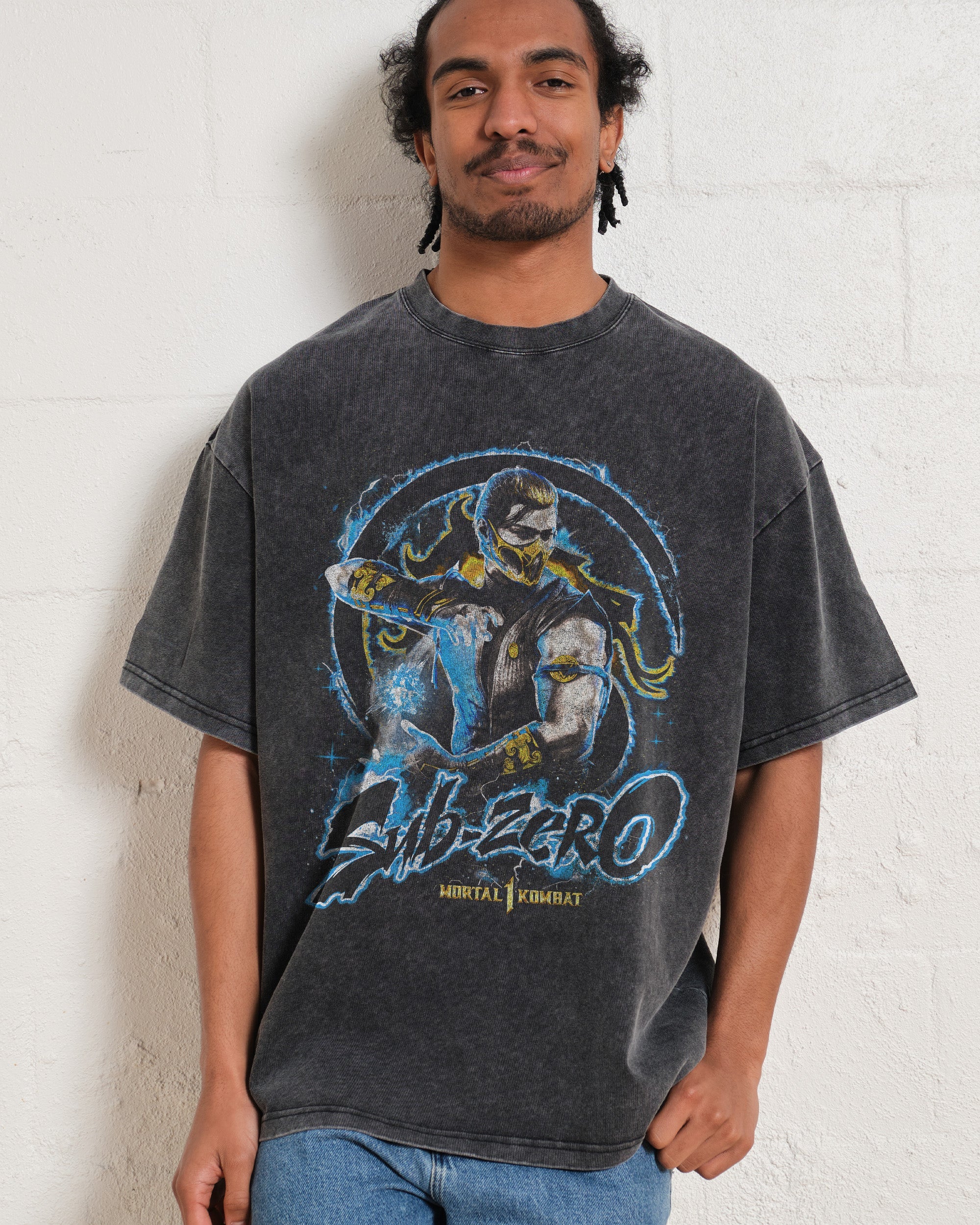 Subzero Wash Tee Australia Online Black Stone