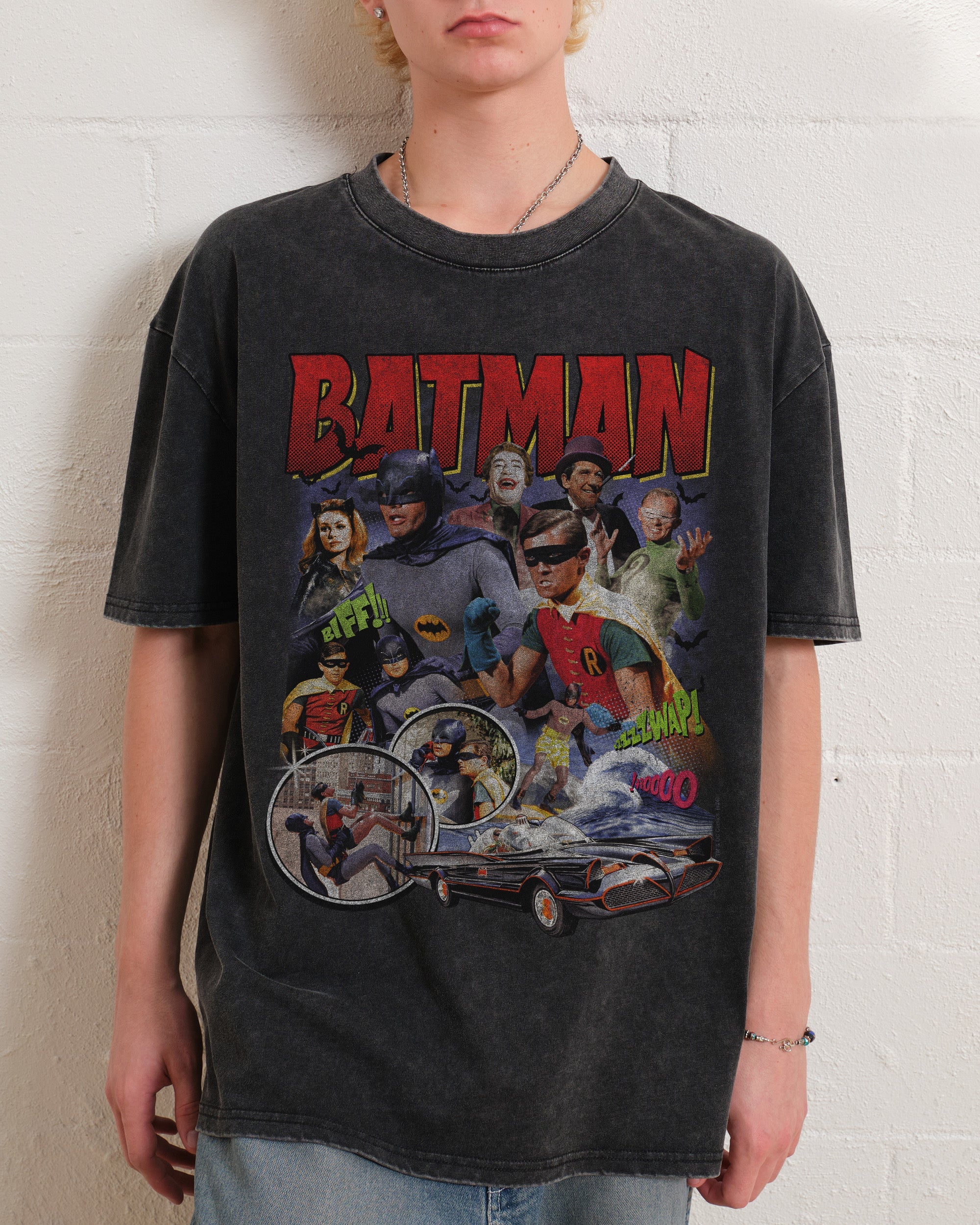 Batman Beyond outlets Full Print Shirt XL Modern Bootleg