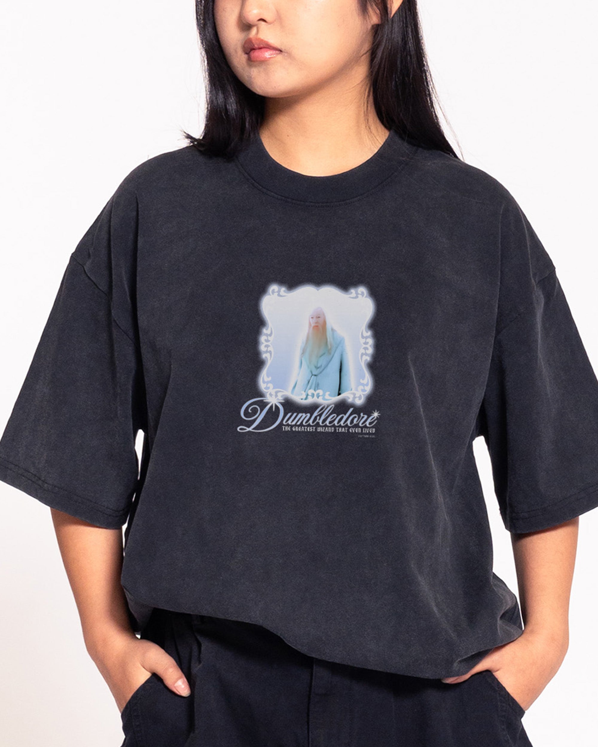 Dumbledore Black Oversized Tee