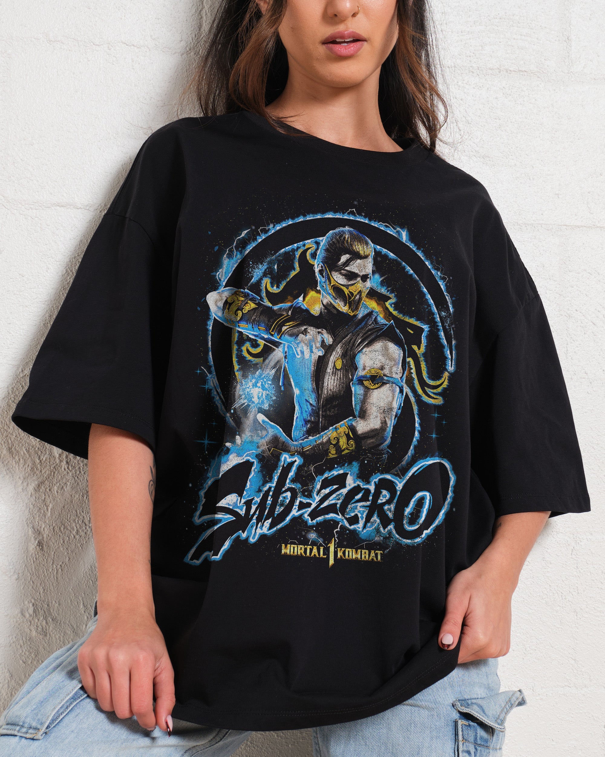 Subzero Oversized Tee Australia Online Black