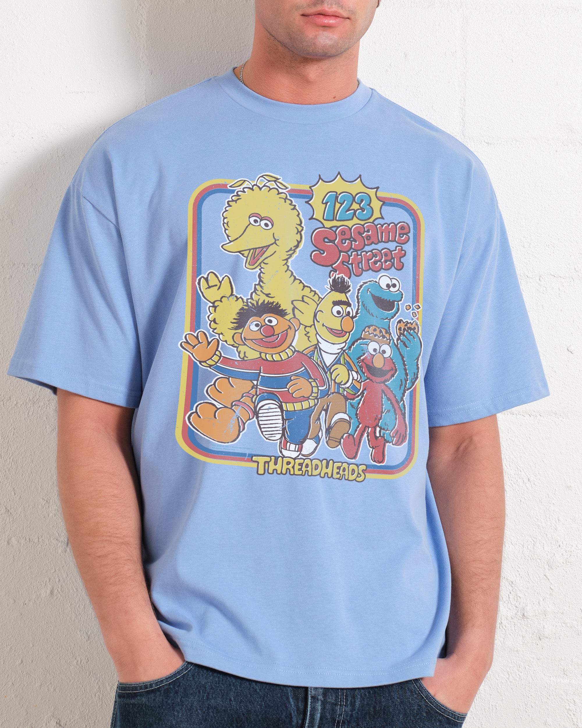 123 Sesame St Oversized Tee Australia Online Threadheads