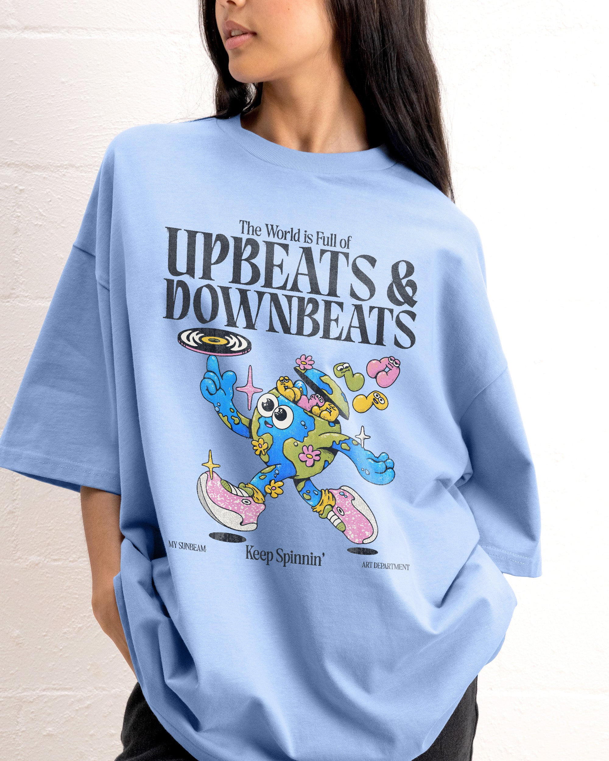 Upbeats & Downbeats Oversized Tee Australia Online Threadheads