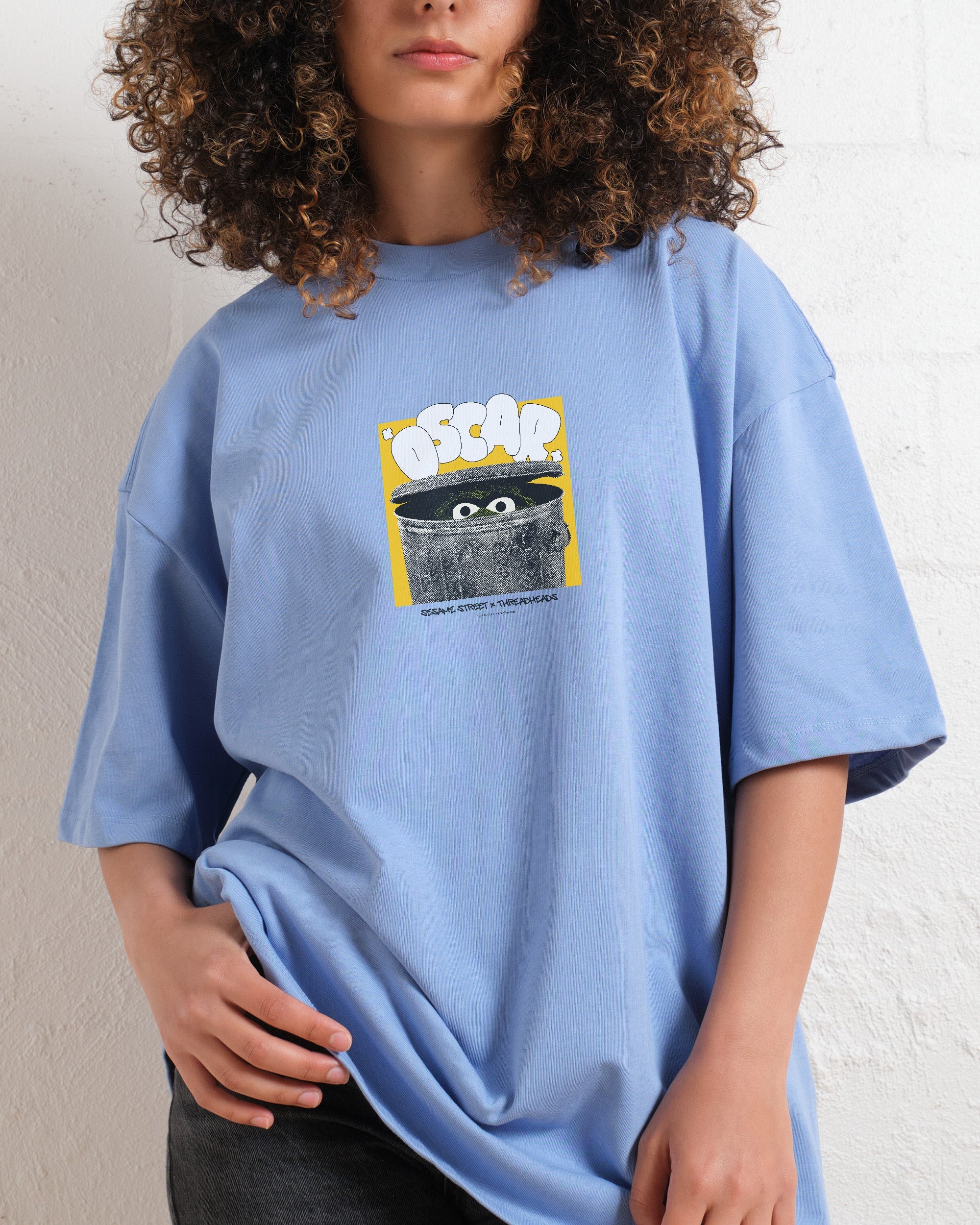 Oscar Home Oversized Tee Australia Online Blue