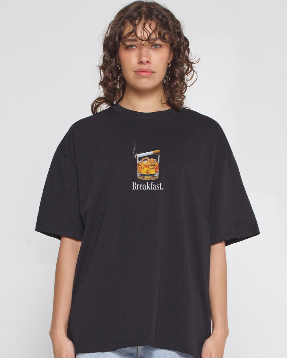 Breakfast Oversized Tee
