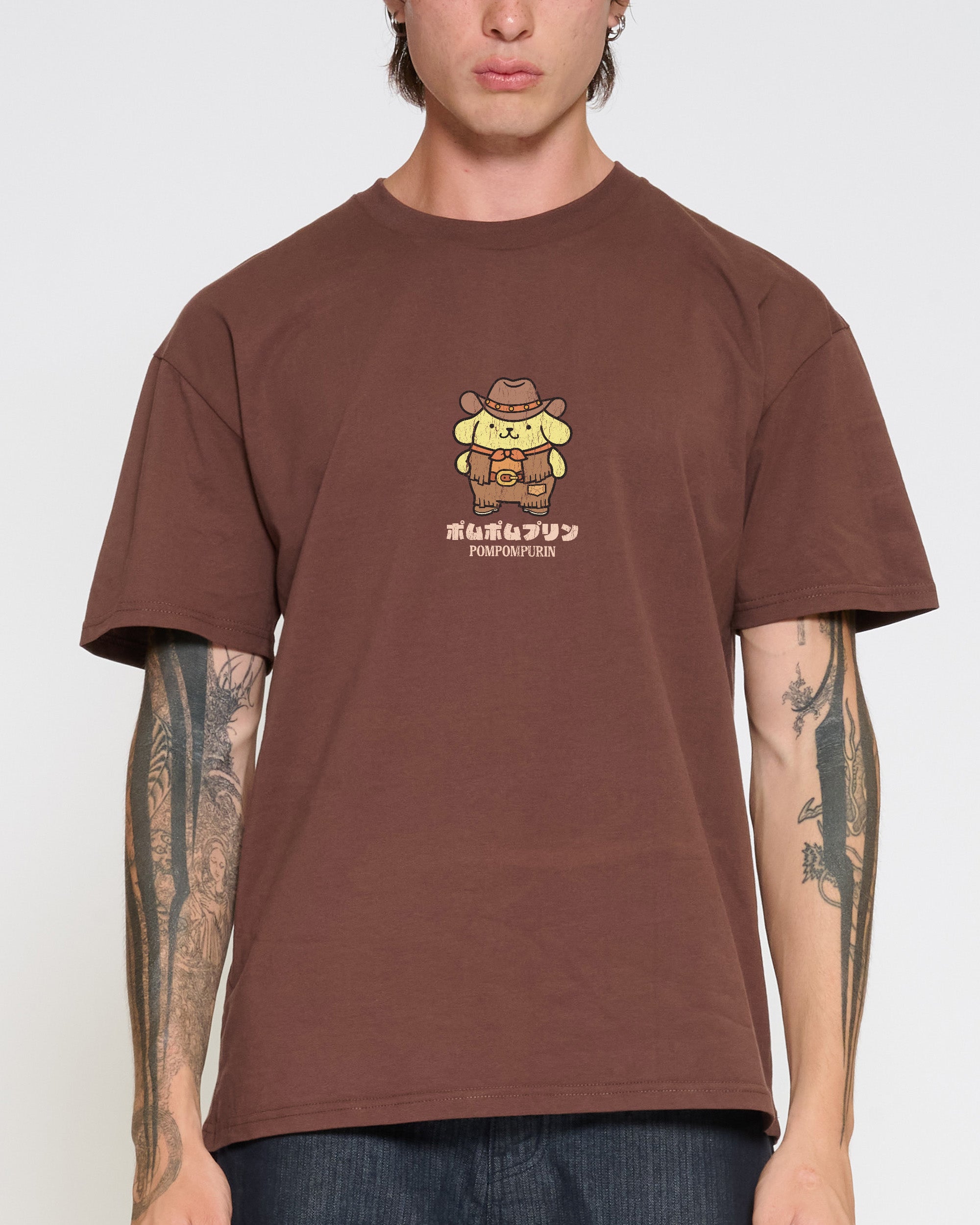 Pompompurin Yeehaw T-Shirt Official Hello Kitty and Friends collab Threadheads