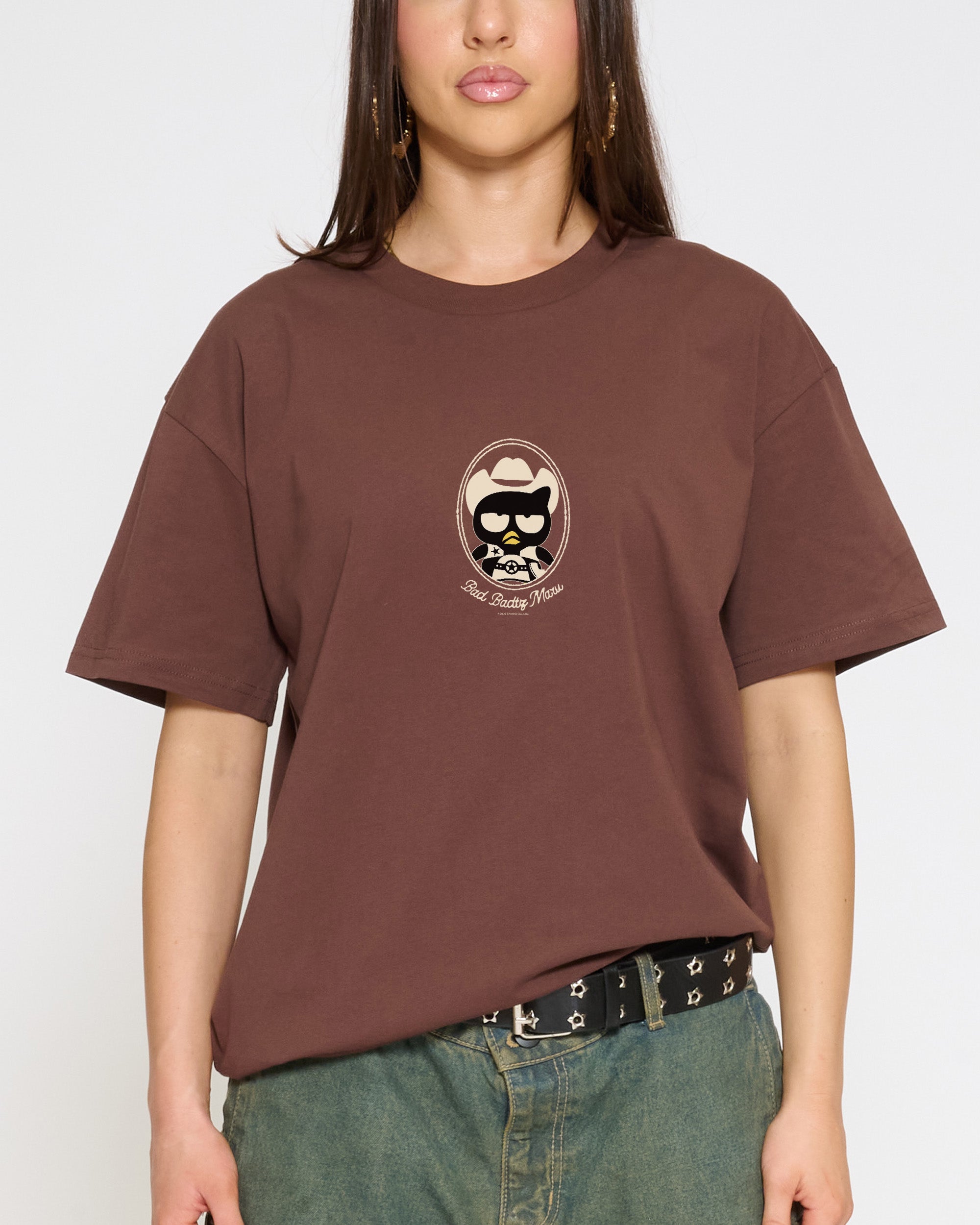 Bad Badtz-Maru Rodeo Club T-Shirt Official Hello Kitty and Friends collab Threadheads