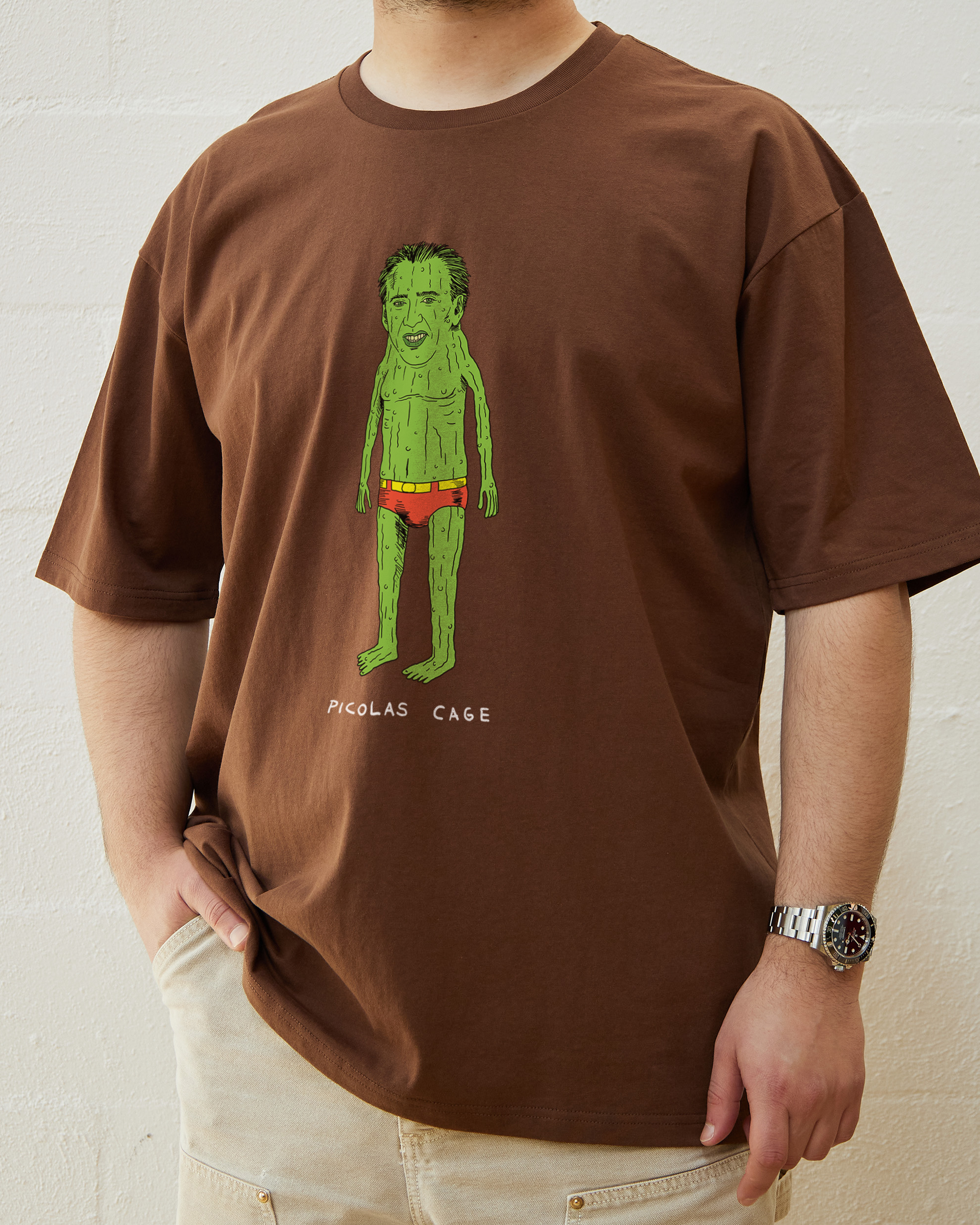 Picolas Cage T-Shirt Australia Online Brown