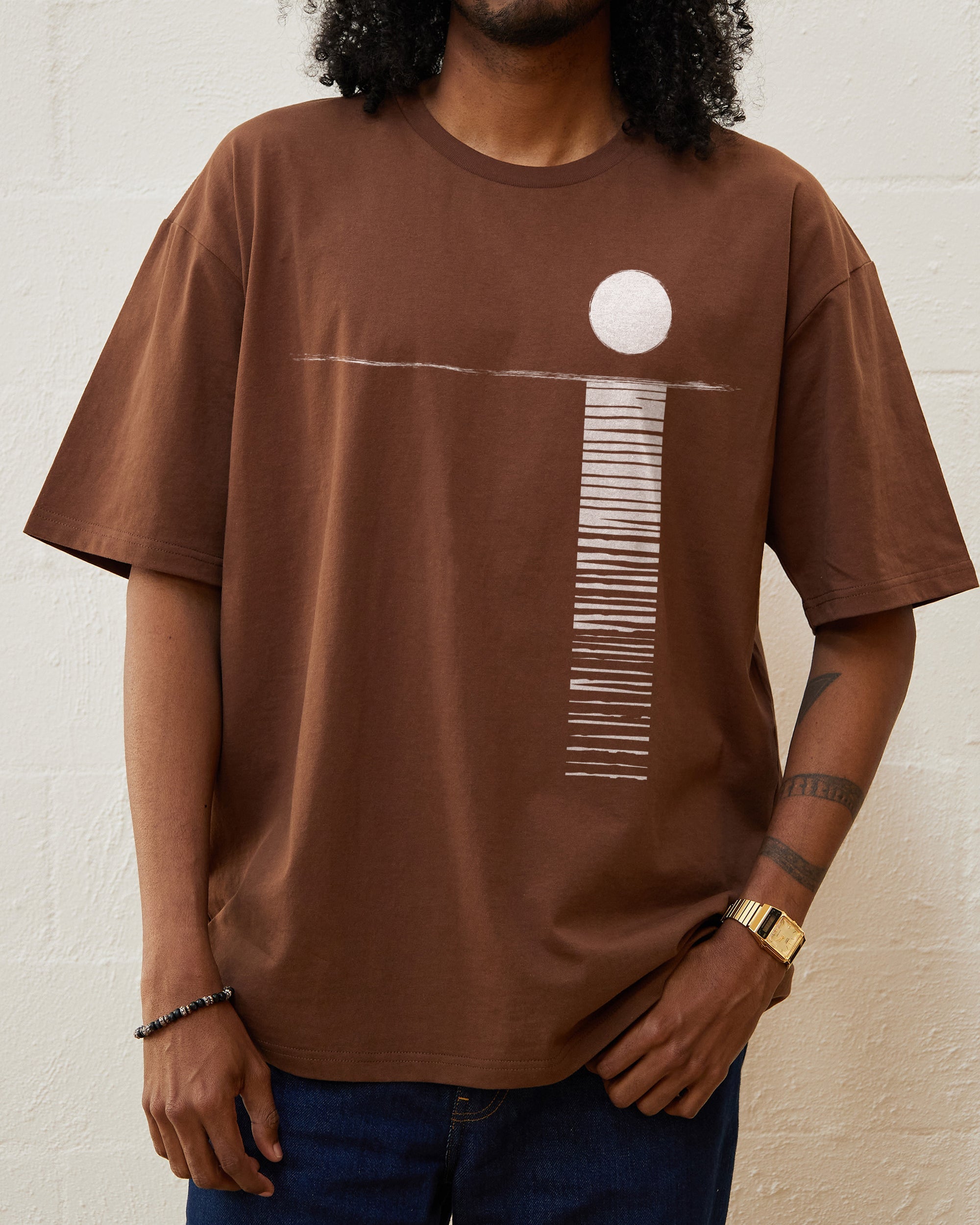 Moonlight Sun T-Shirt Australia Online Brown