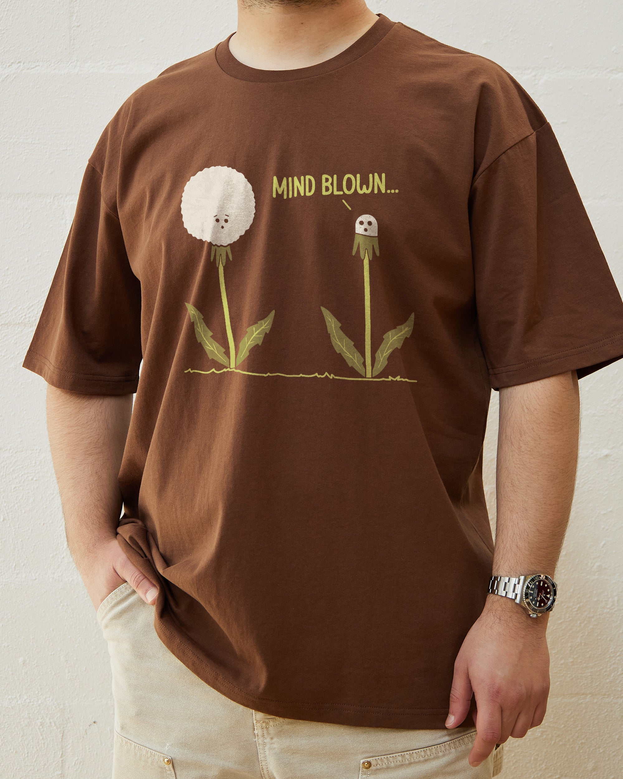 Mind Blown T-Shirt Australia Online Brown