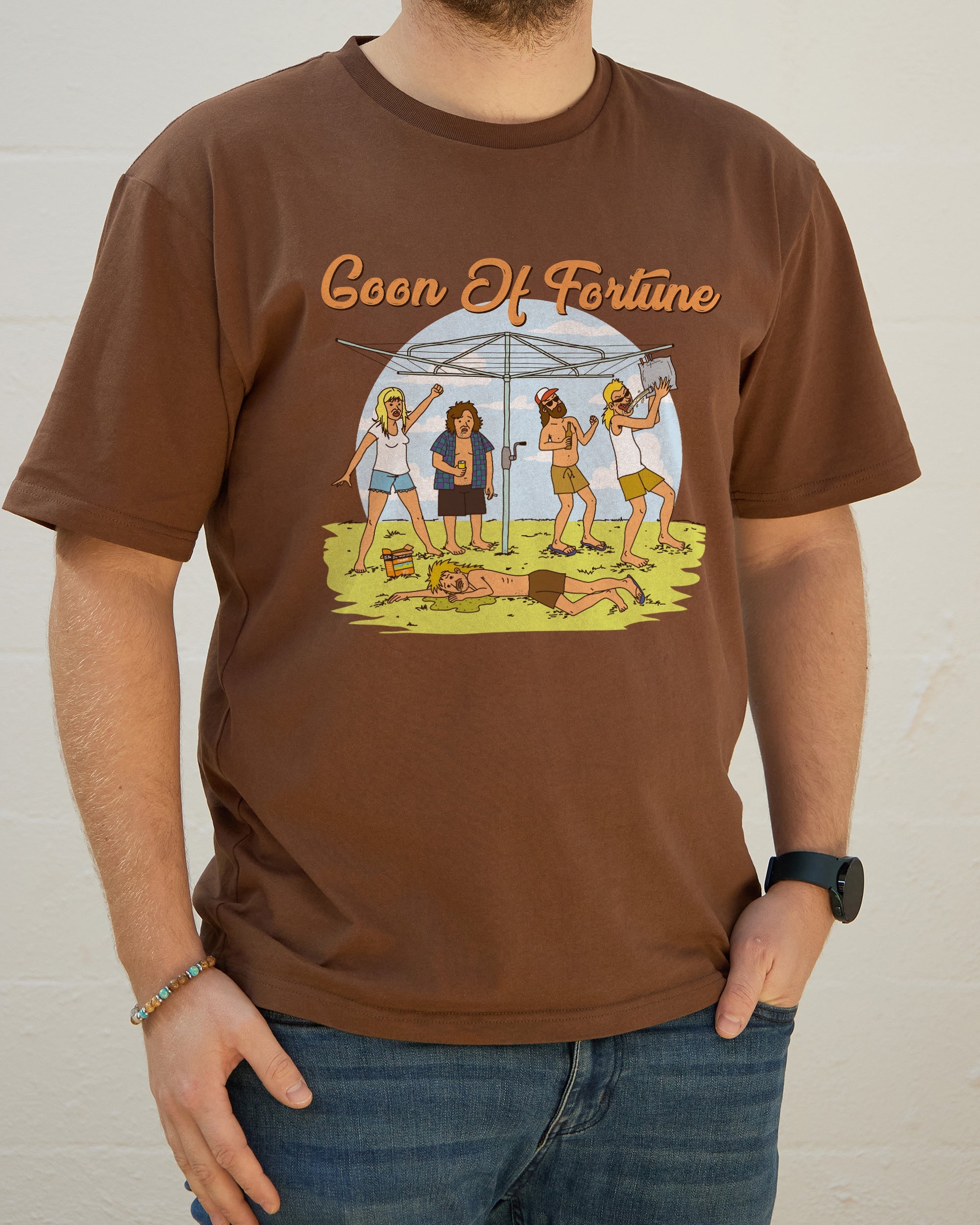 Goon of Fortune T-Shirt Australia Online Brown