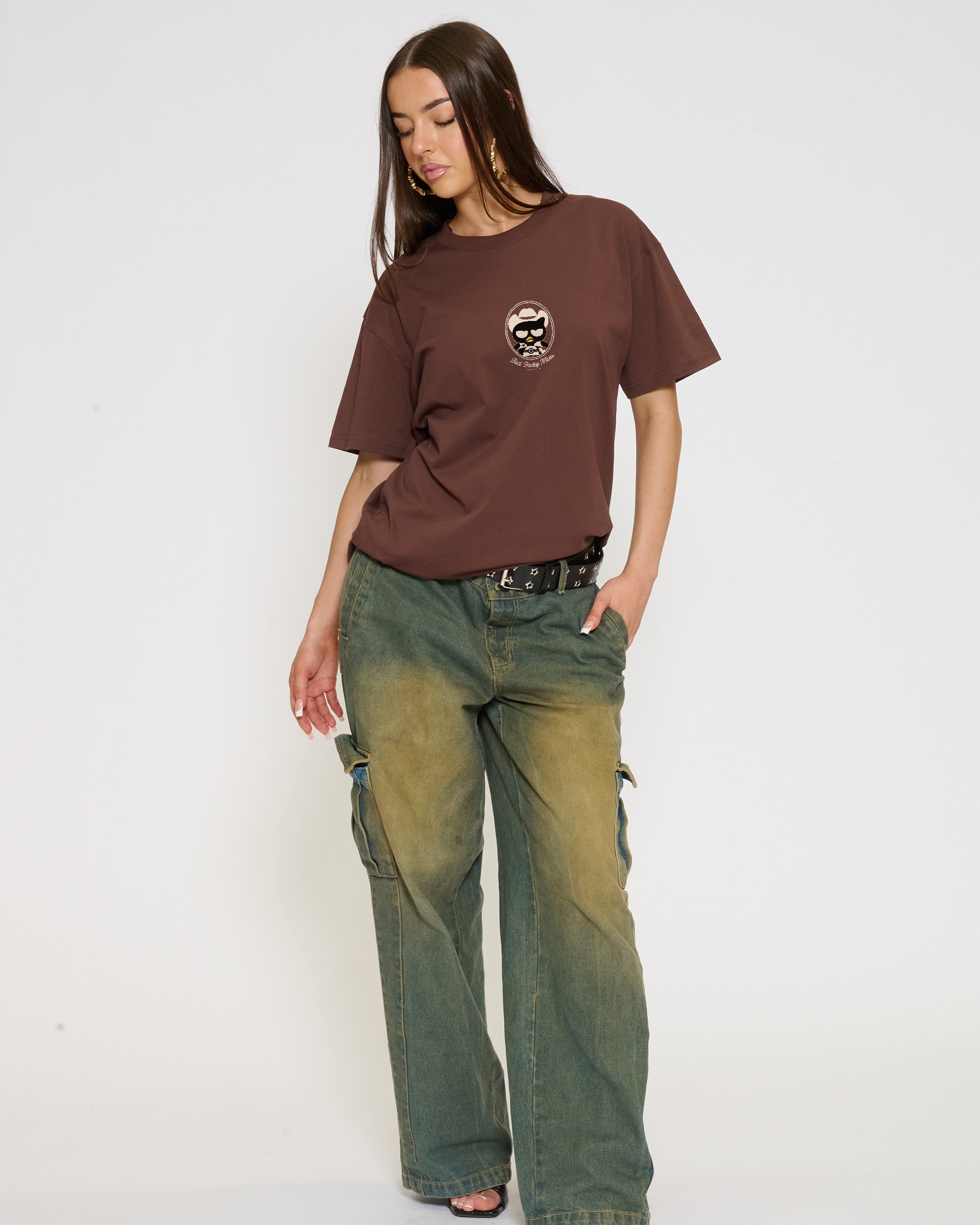 Bad Badtz-Maru Rodeo Club T-Shirt Official Hello Kitty and Friends collab Threadheads