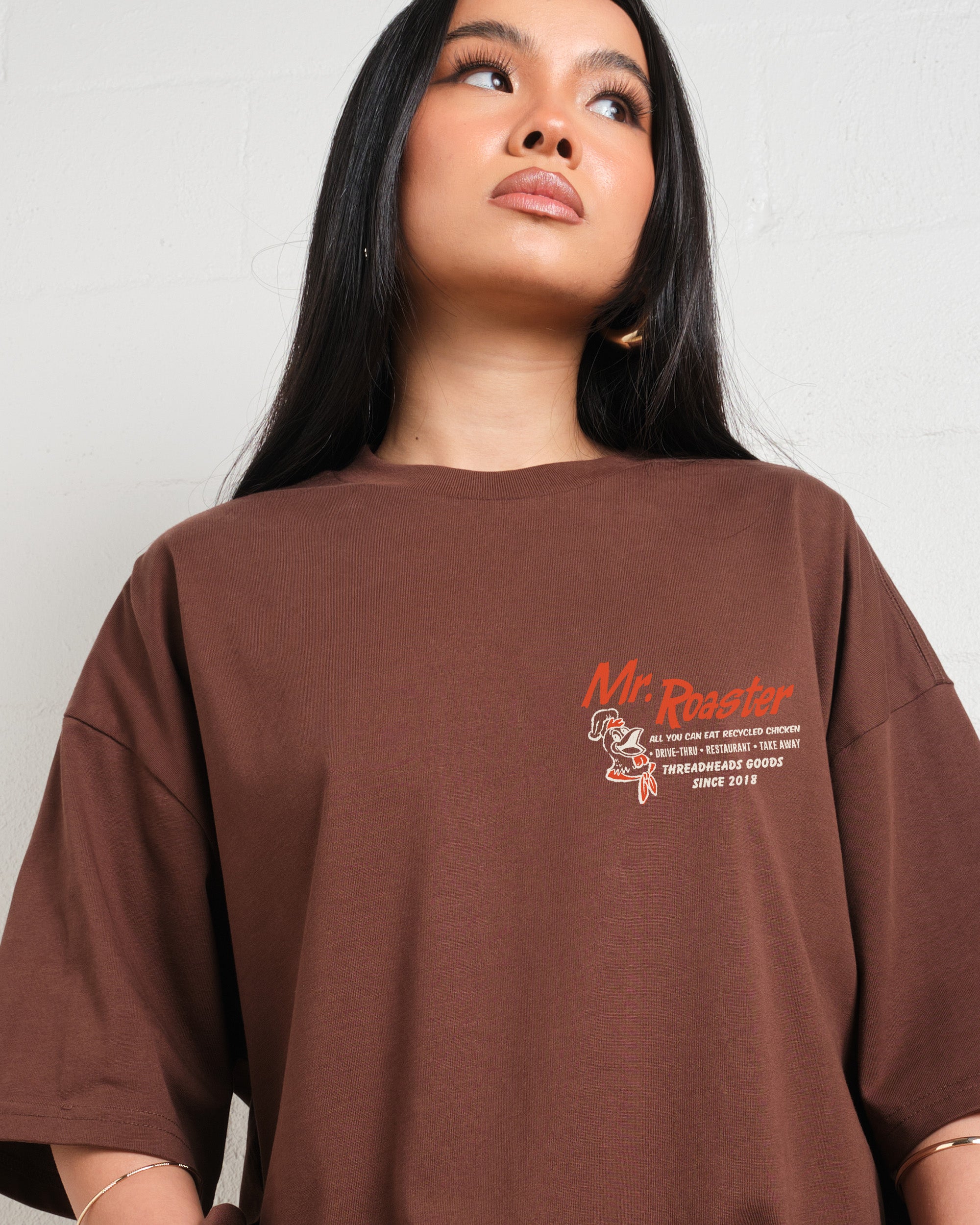 Mr. Roaster Fried Chicken Oversized Tee