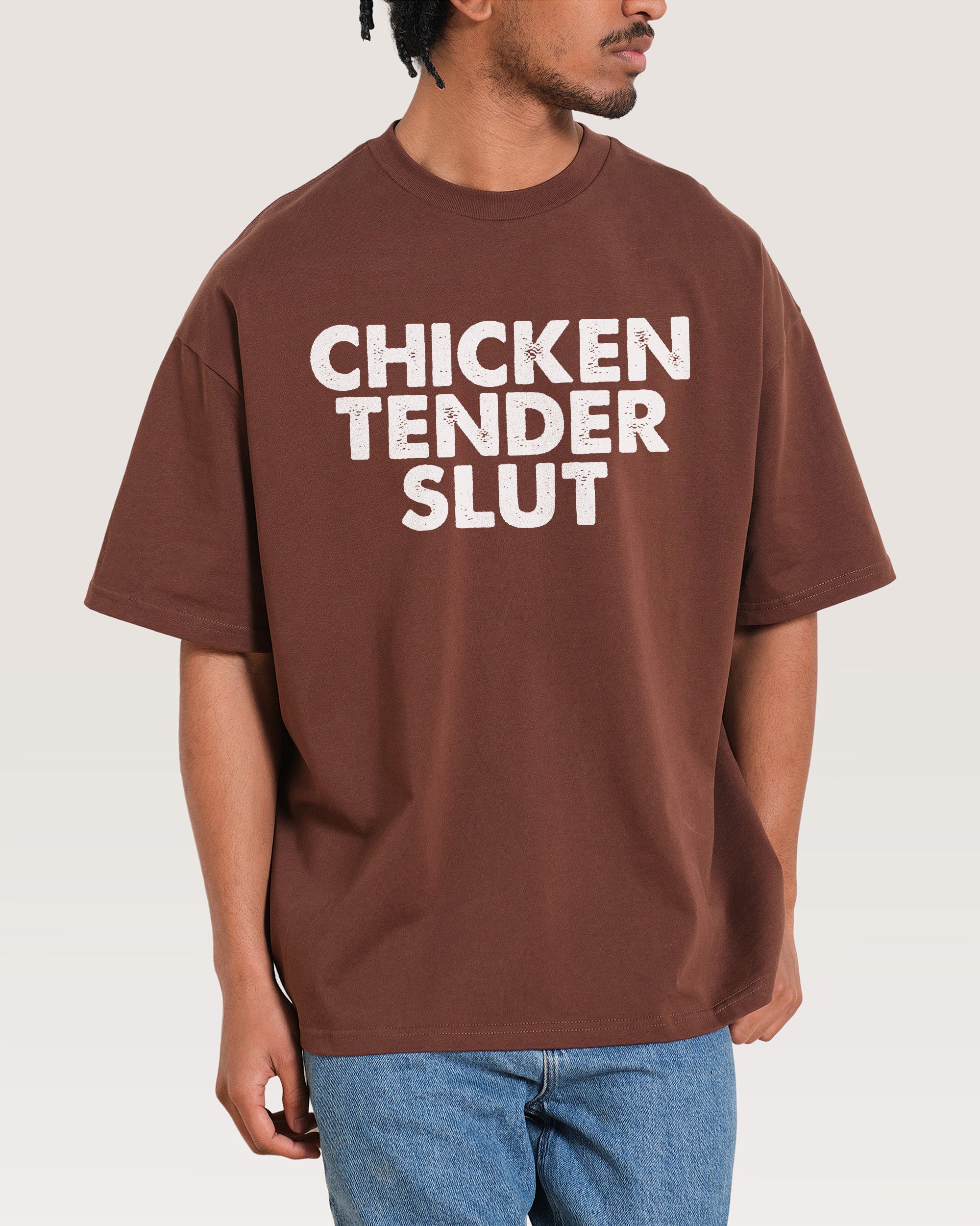 Chicken Tender Slut Oversized Tee Australia Threadheads Online