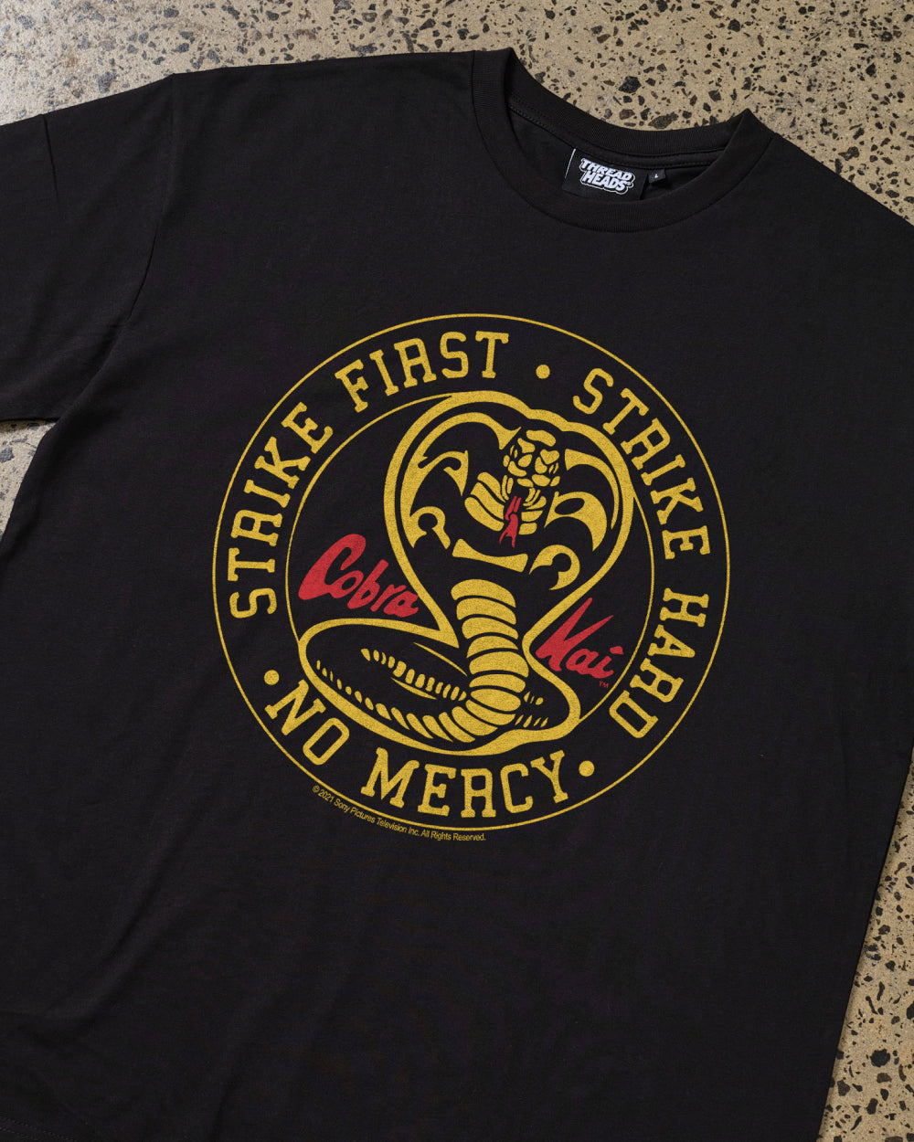 Cobra Kai No Mercy Icon T-Shirt Australia Online