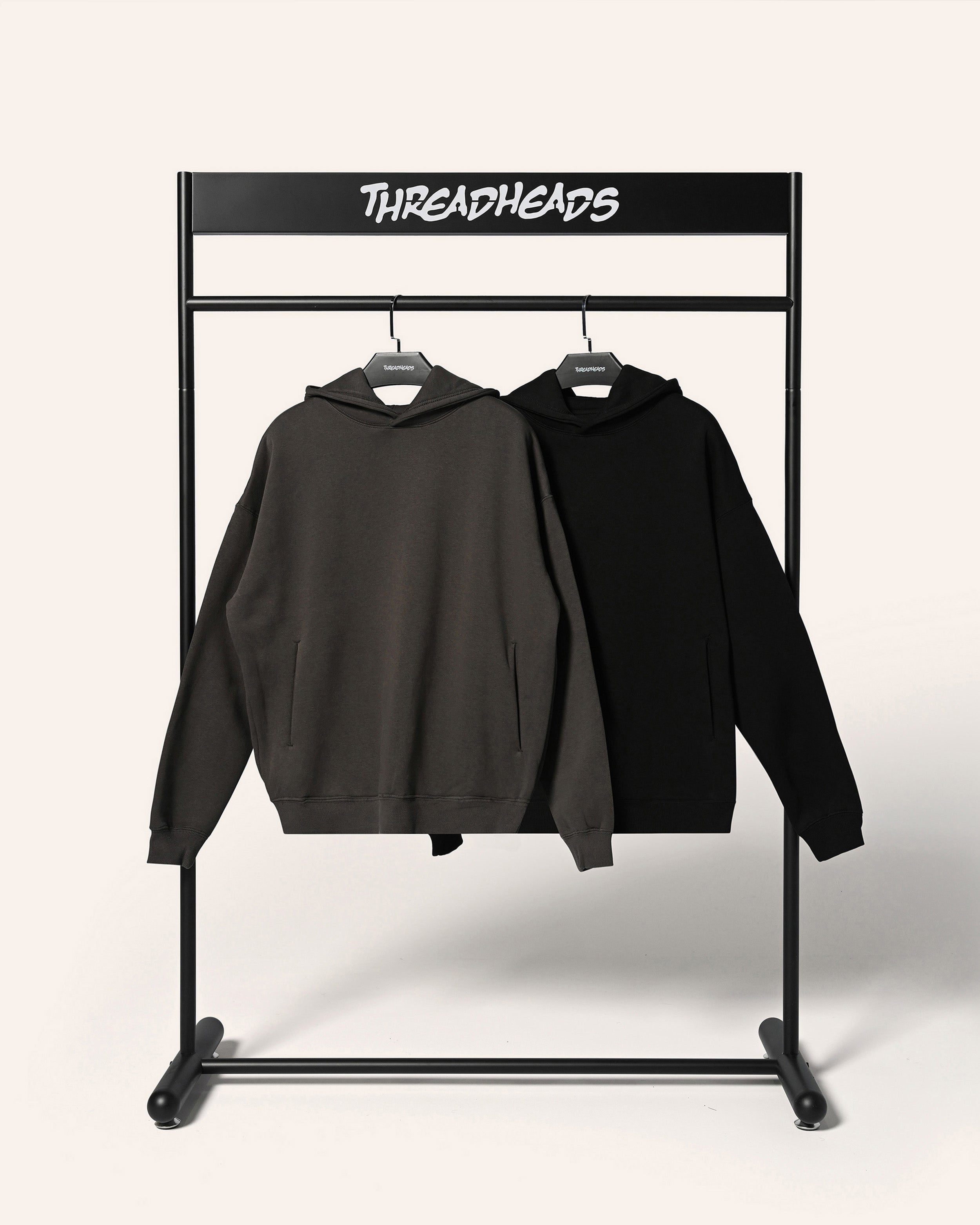 Hoodie 2 Pack: Charcoal, Black | Threadheads USA
