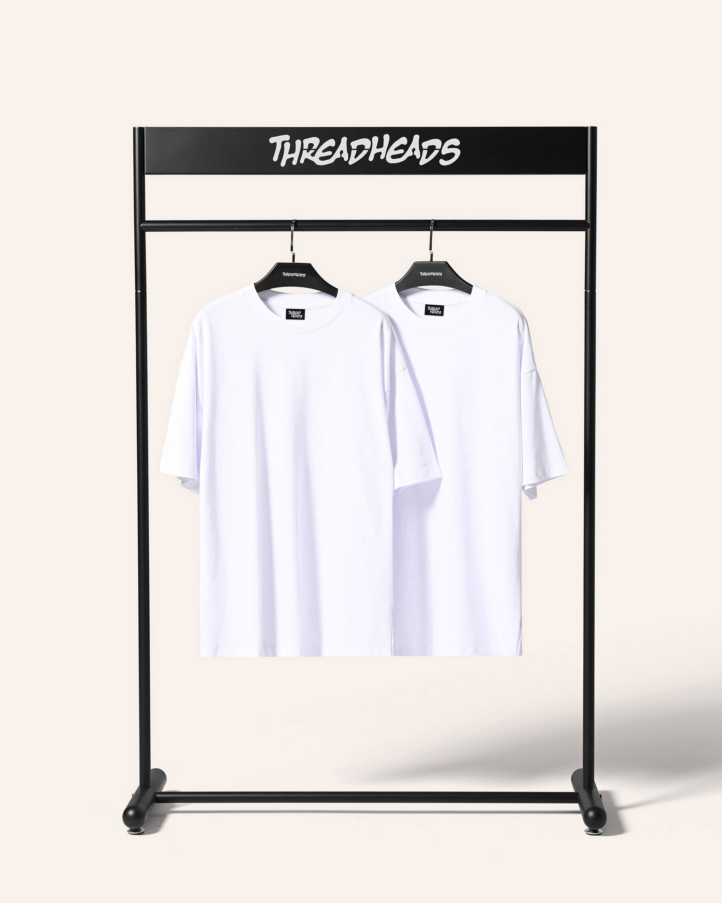 Oversized Tee 2-Pack: White | Threadheads USA