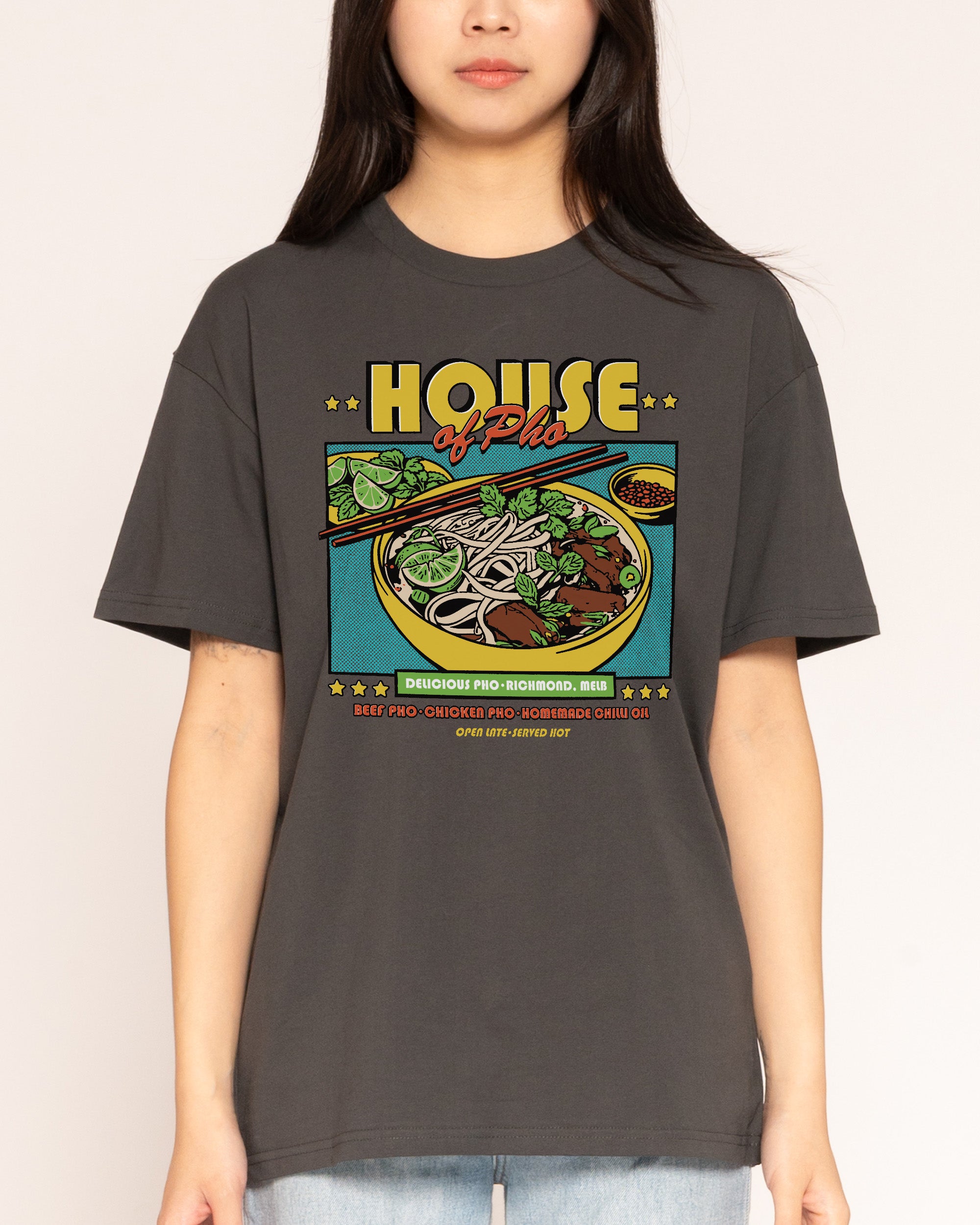 House of Pho Charcoal T-Shirt