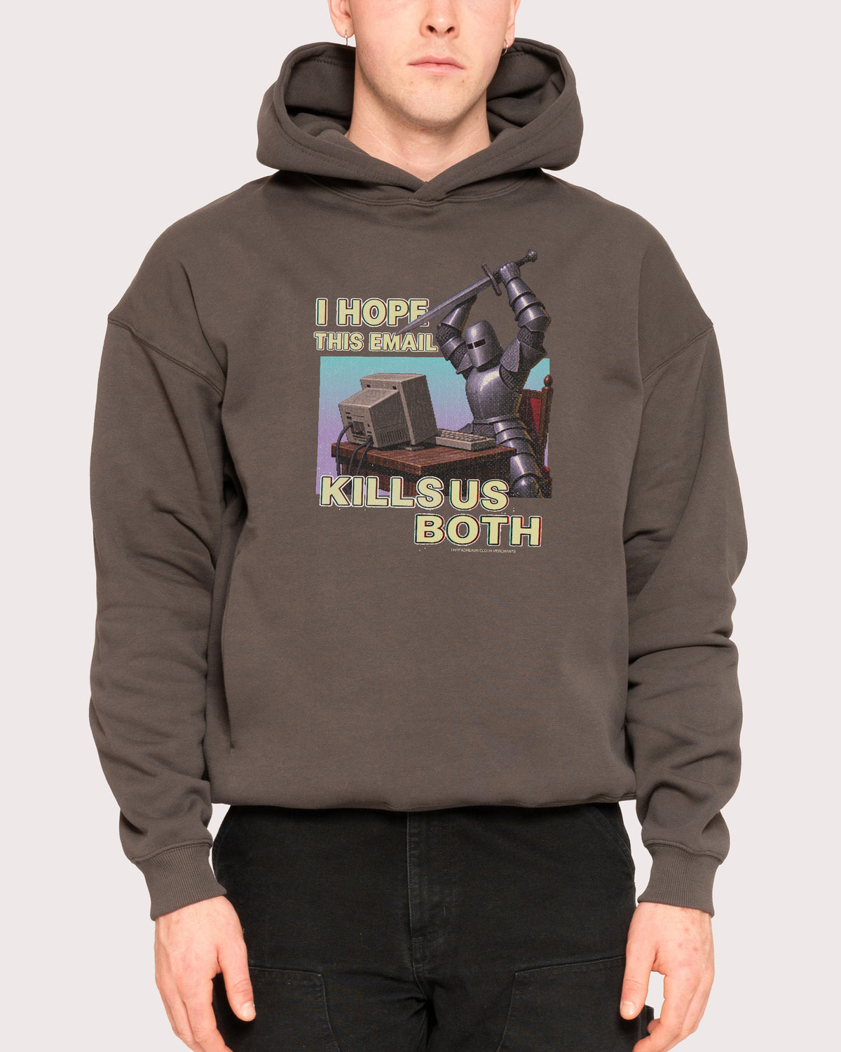 Killer Email Charcoal Hoodie