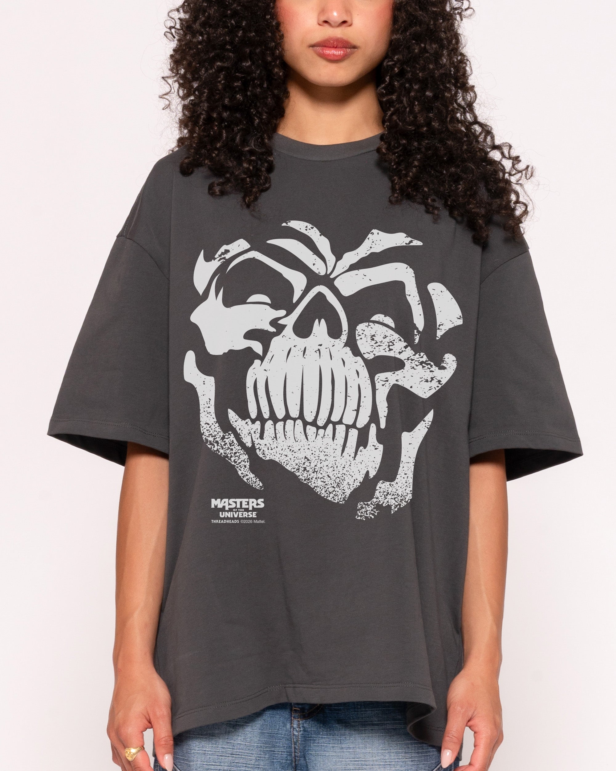 Skeleton Face Oversized Tee | Threadheads USA