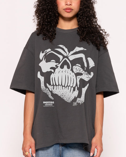 Skeleton Face Oversized Tee | Threadheads