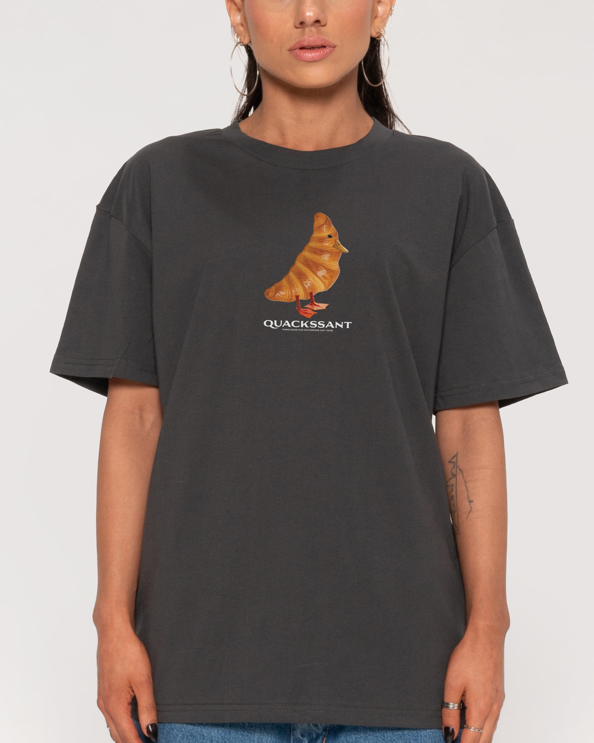 Quackssant T-Shirt - Charcoal