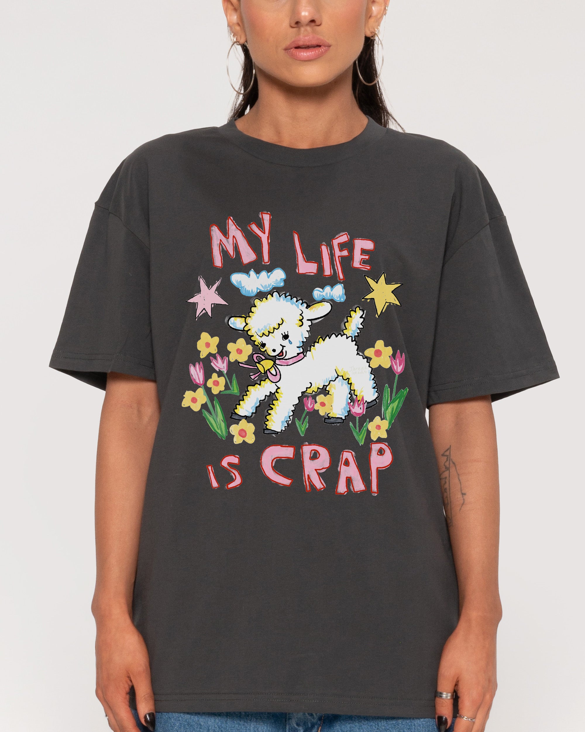 My Life is Crap Charcoal T-Shirt