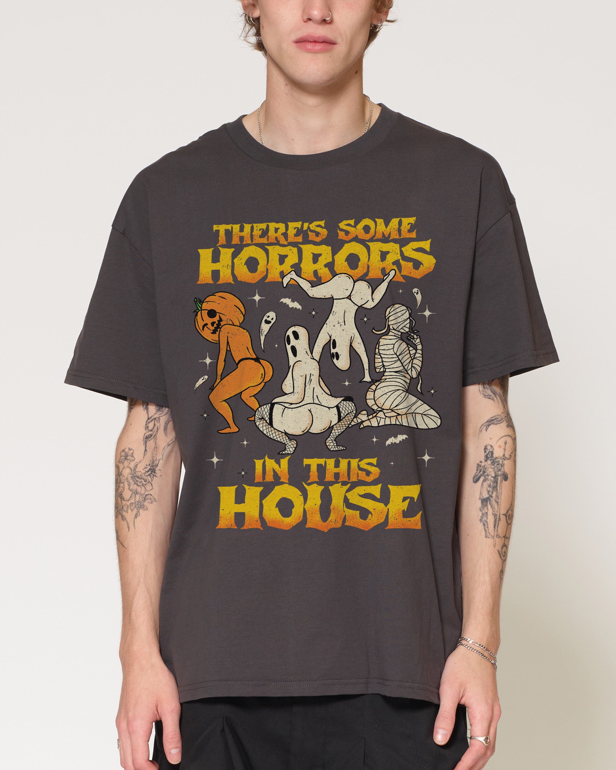 There's Some Horrors In This House T-Shirt | Graphic T-Shirt
