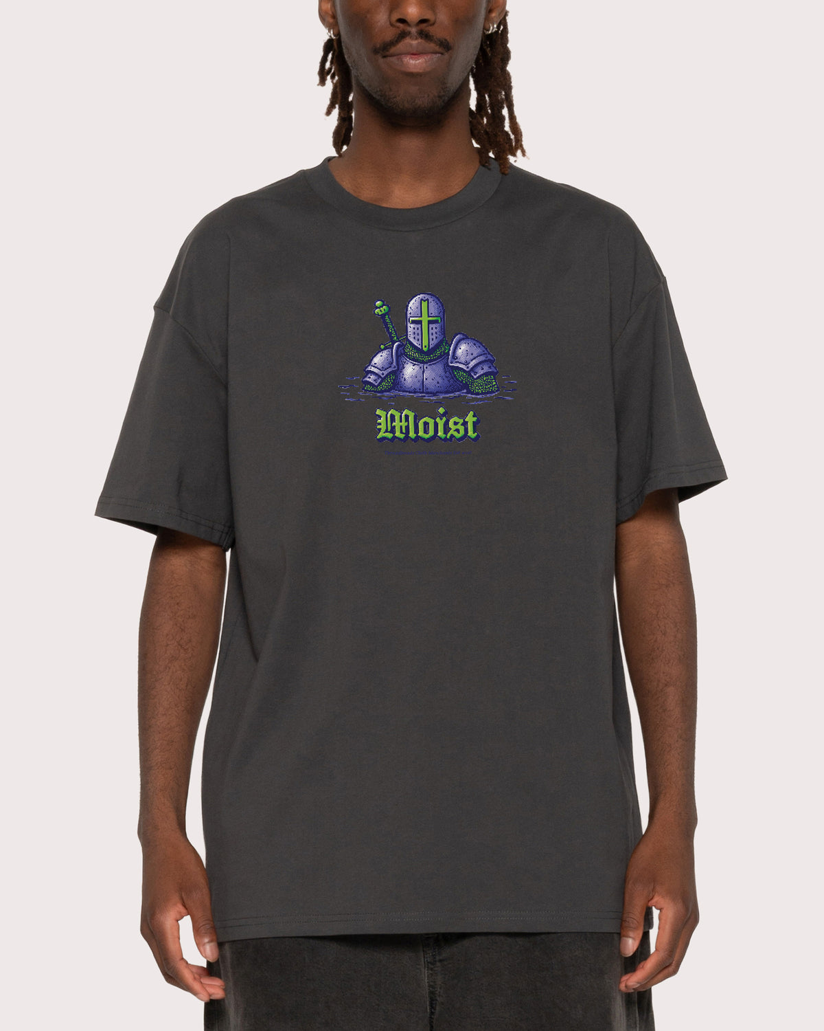 Moist Knight T-Shirt - Charcoal