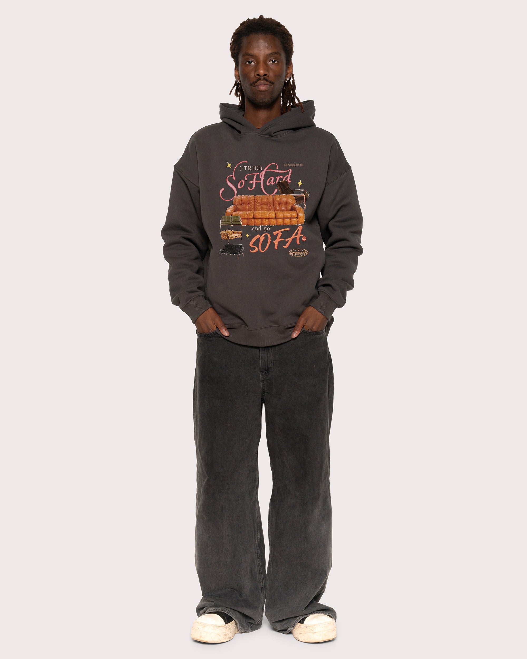 I Tried So Hard and Got Sofa Charcoal Hoodie