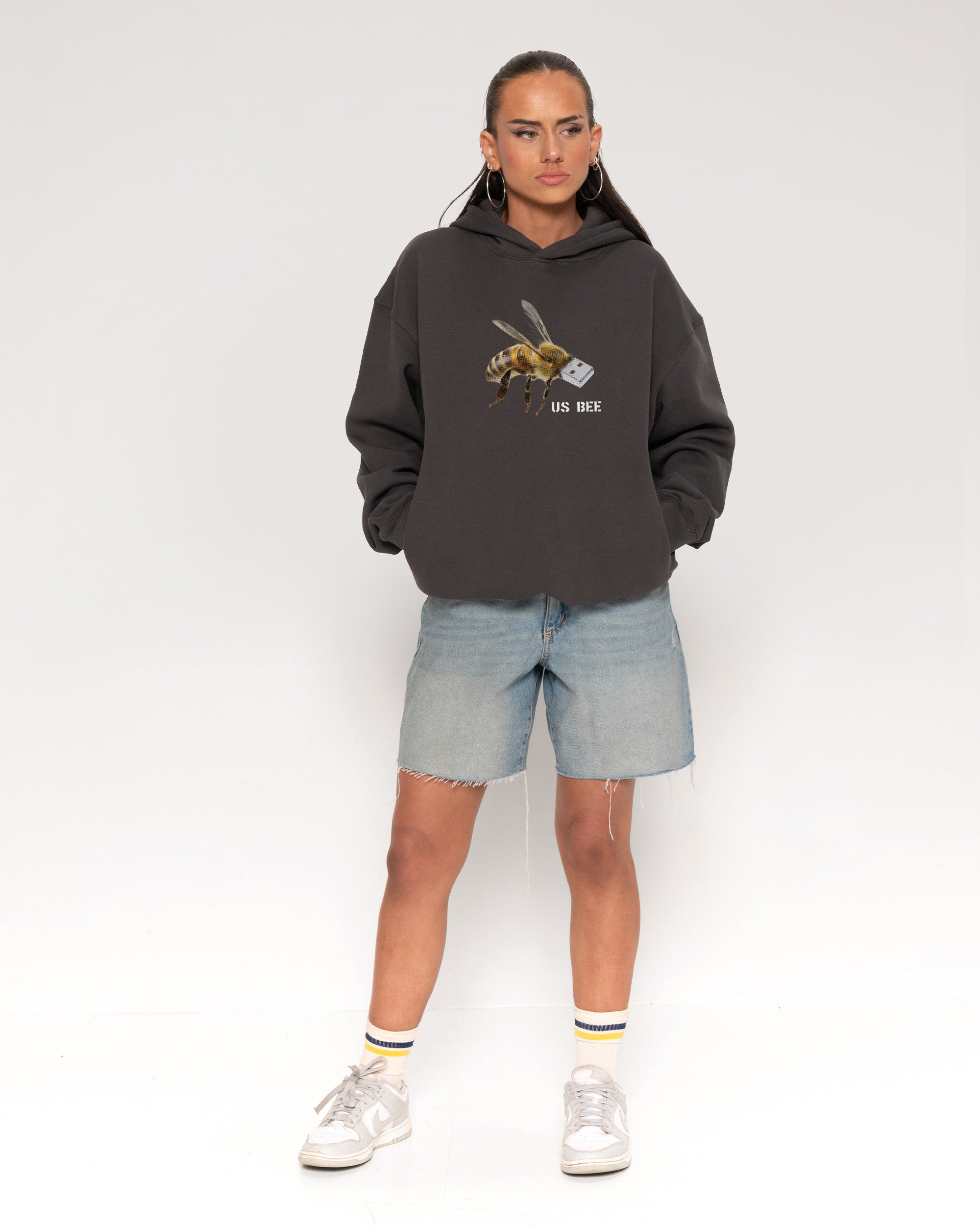 US BEE Charcoal Hoodie