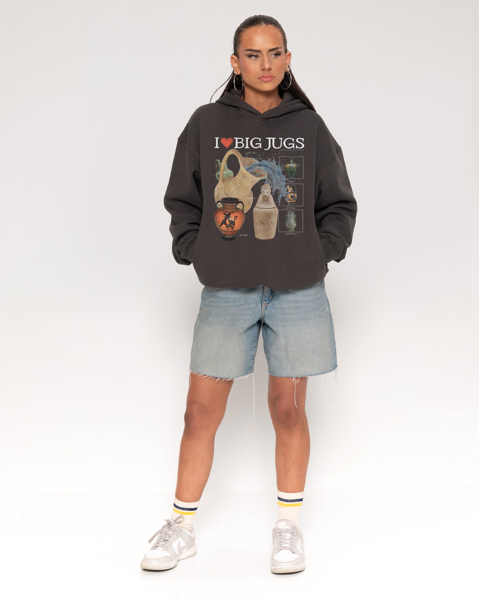 I Love Big Jugs Charcoal Sweatshirt