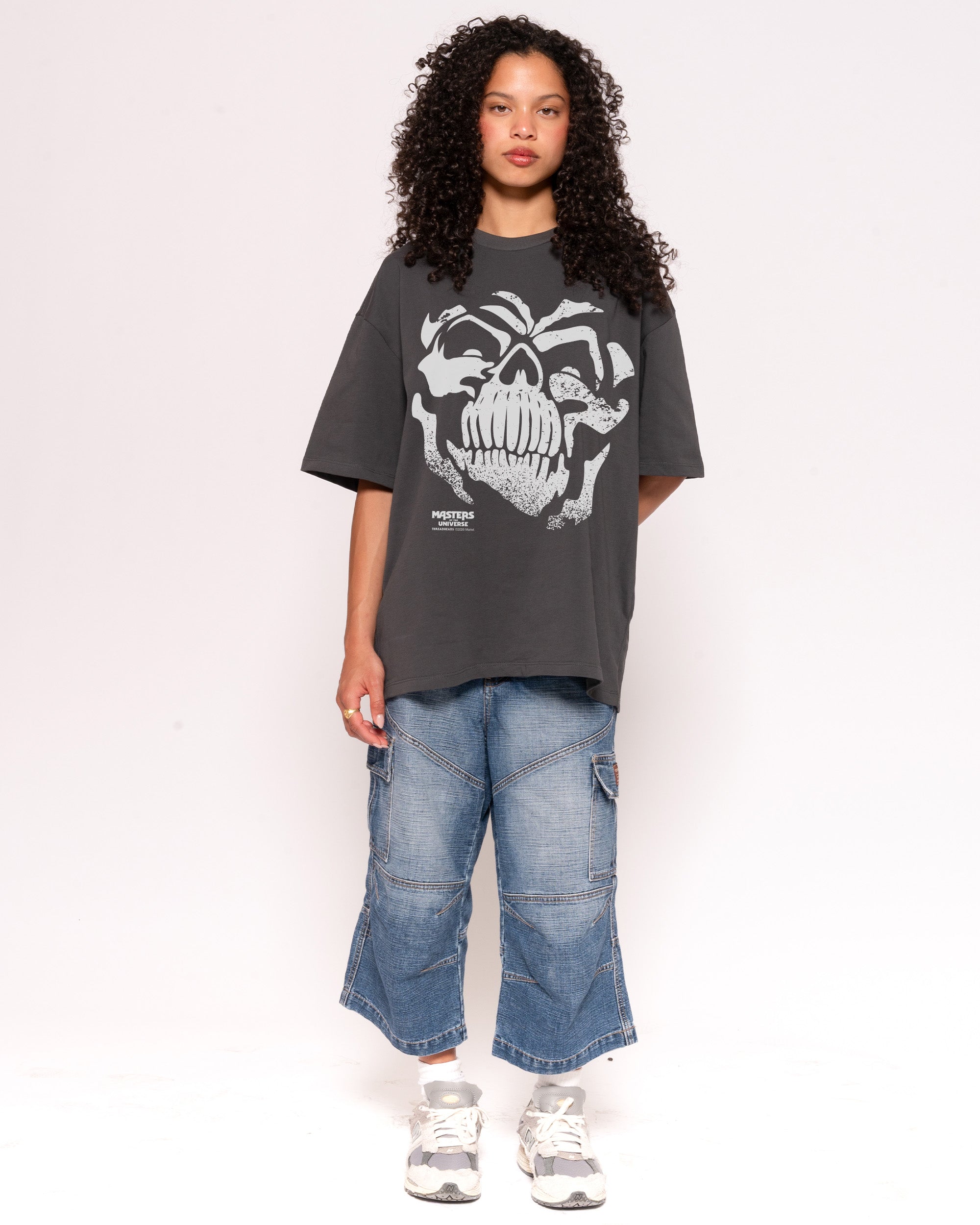 Skeleton Face Oversized Tee | Threadheads USA
