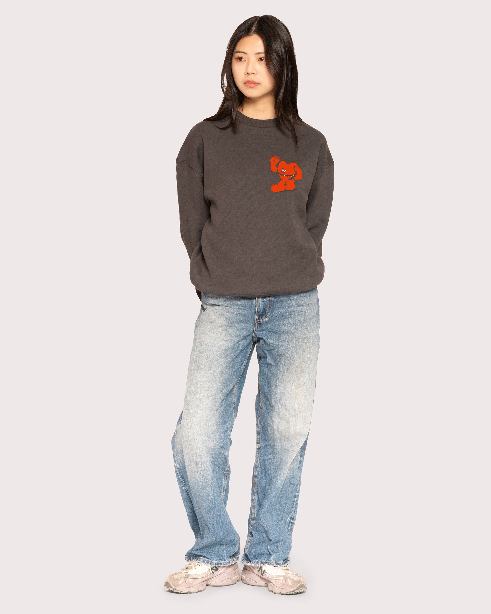 Hardcore Heartcore Charcoal Sweatshirt
