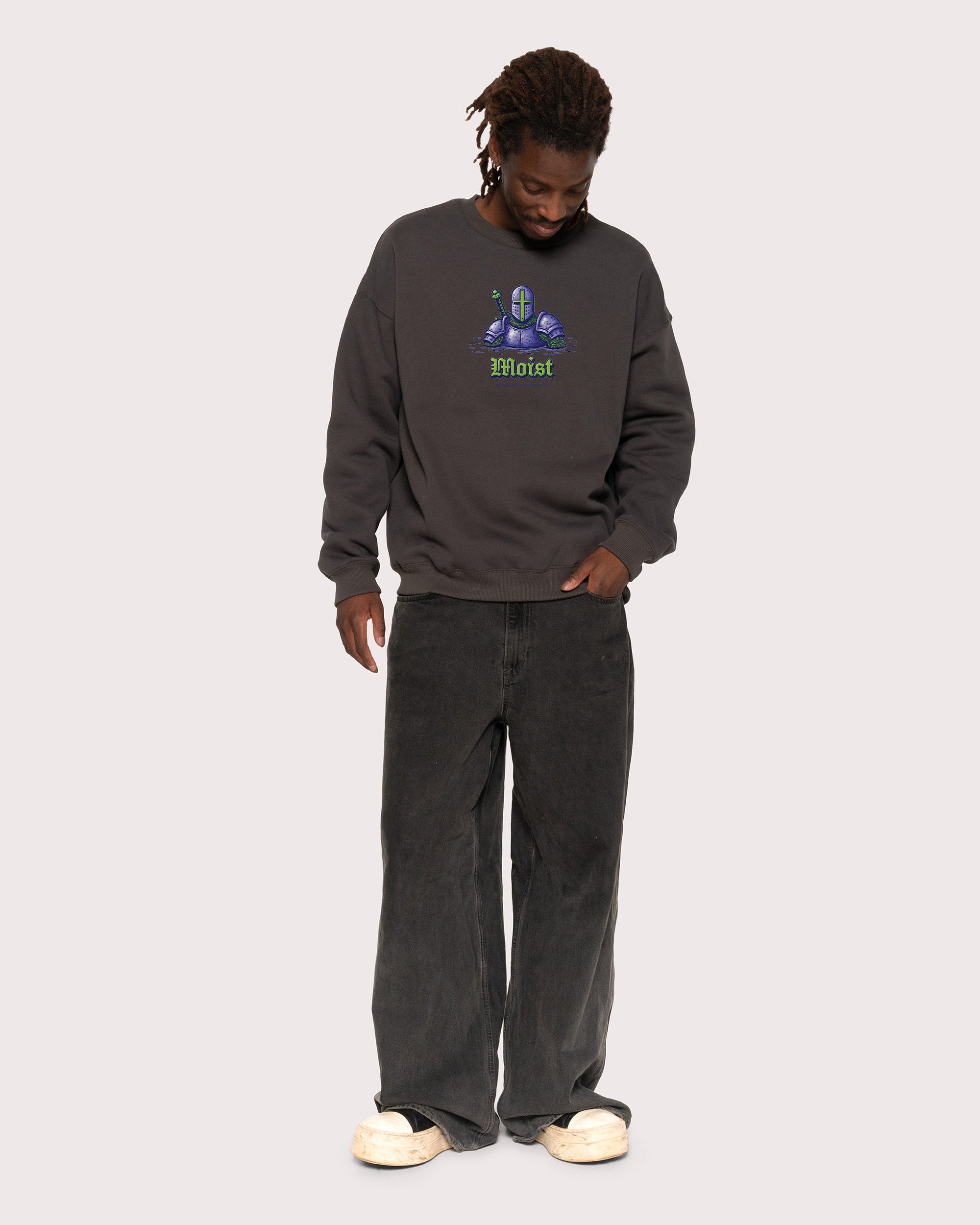 Moist Knight Charcoal Sweatshirt