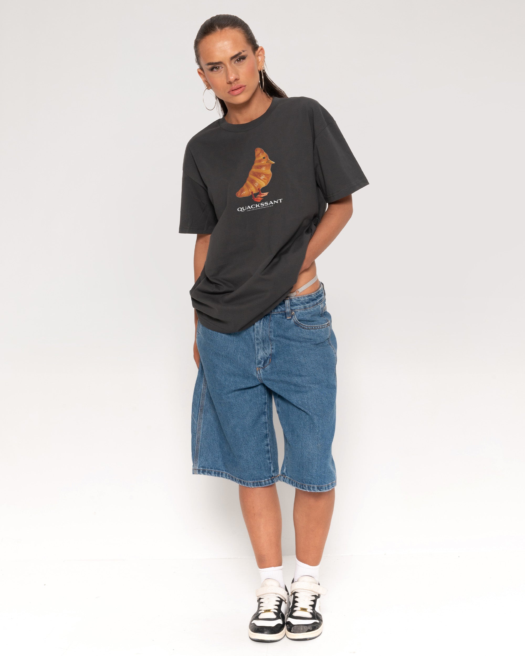 Quackssant Charcoal T-Shirt