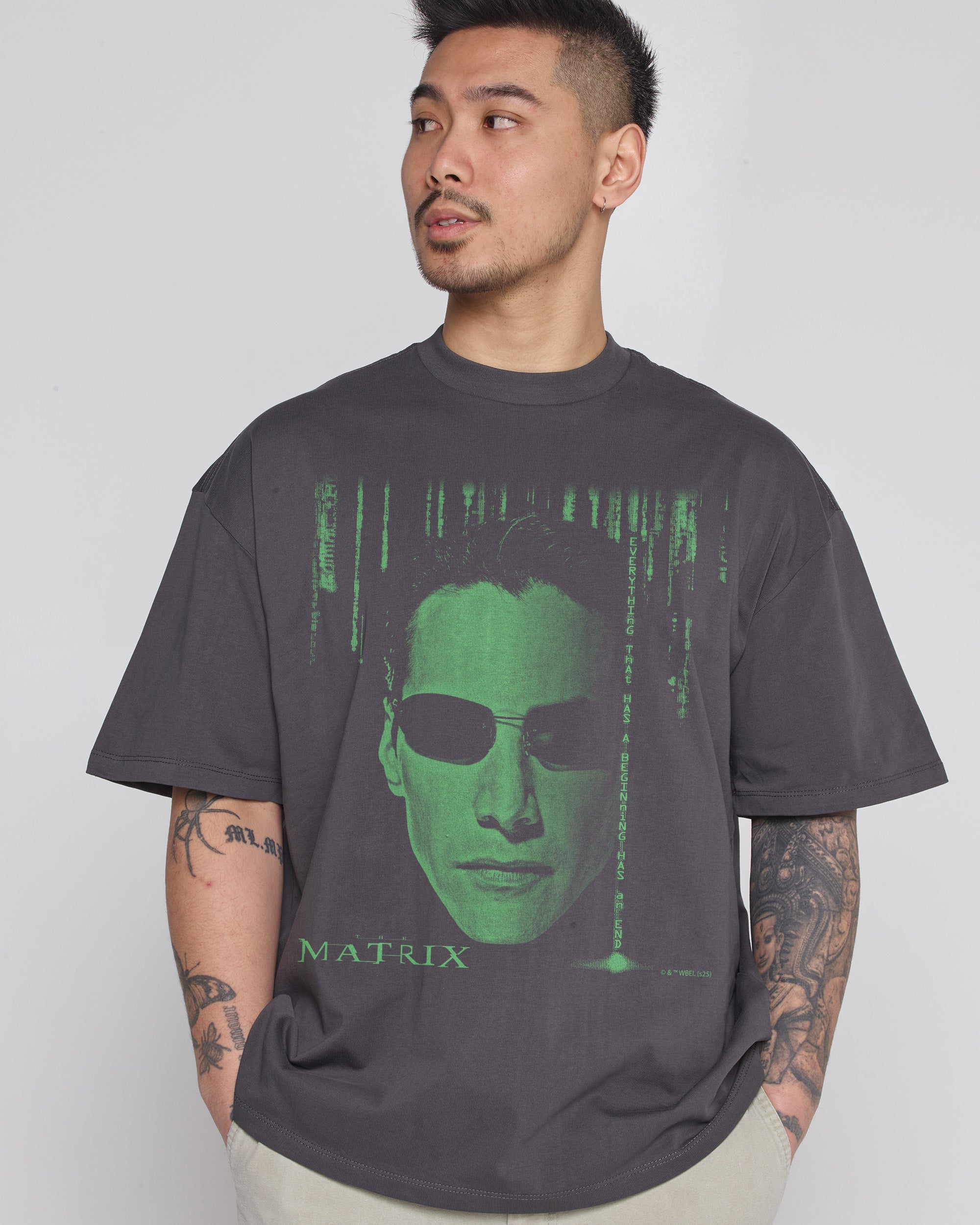 Matrix Revolution Oversized Tee | Vintage Heavy Oversized Tee USA