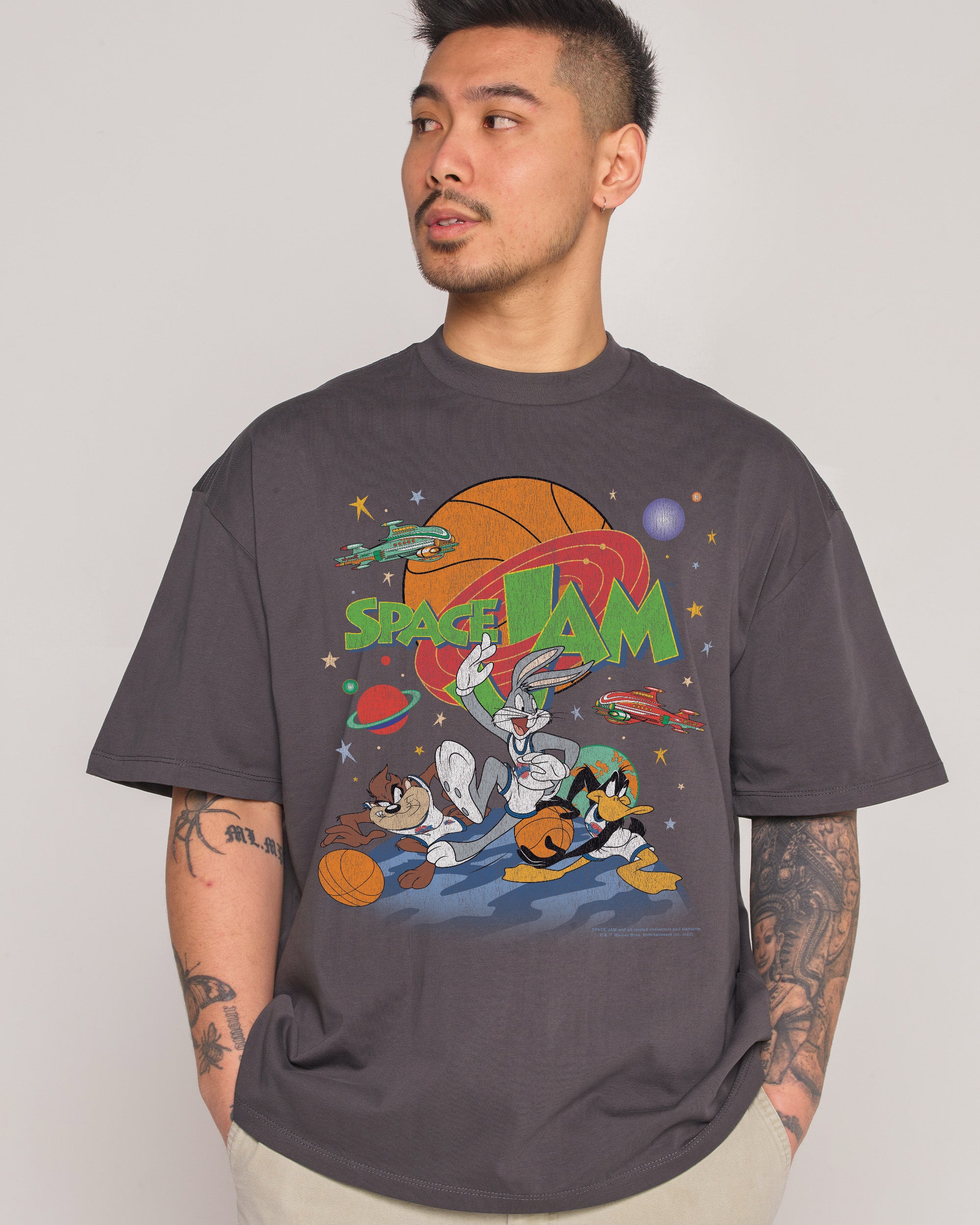 Space Jam Oversized Tee | Official Looney Tunes Merchandise