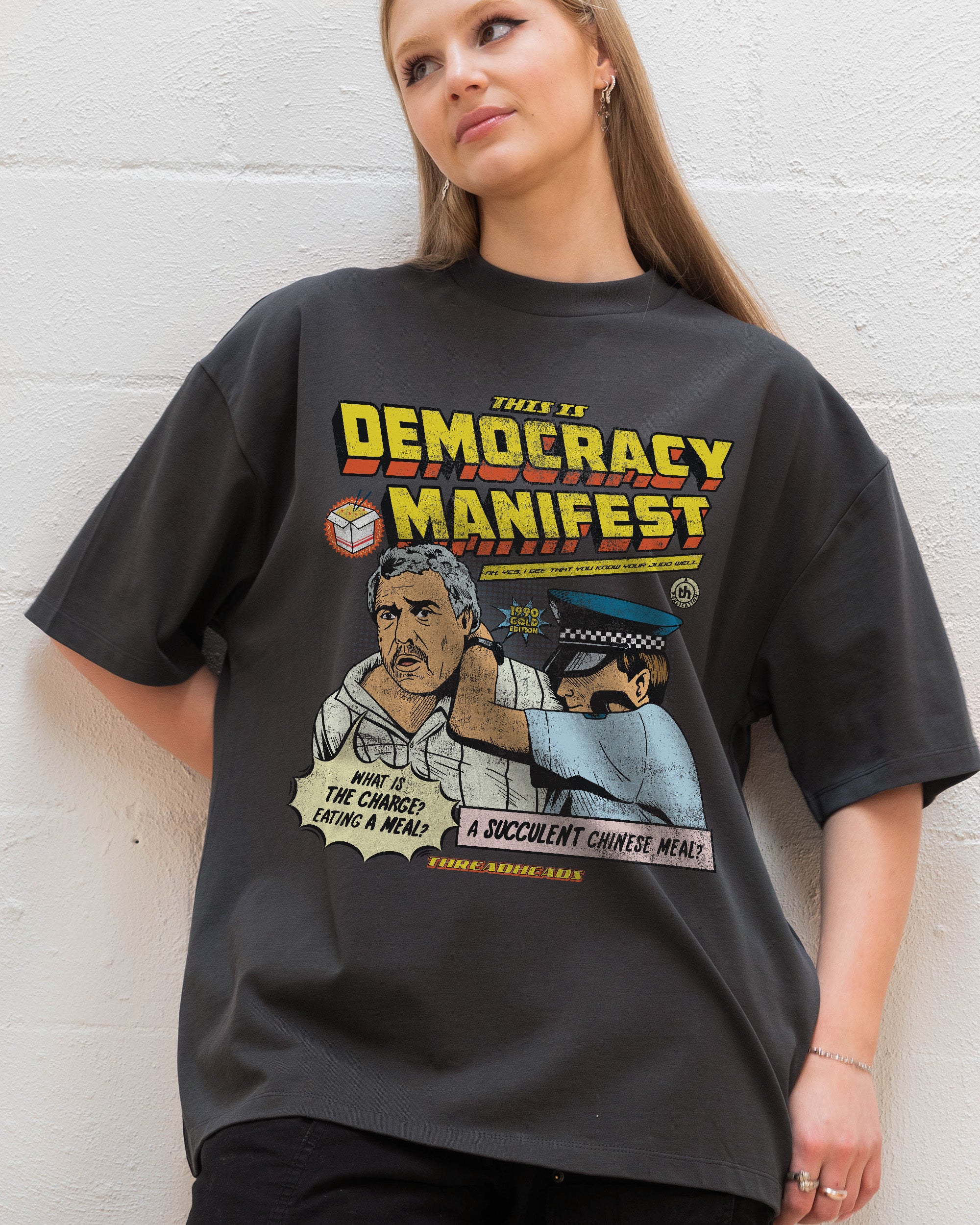 This is Democracy Manifest Oversized Tee