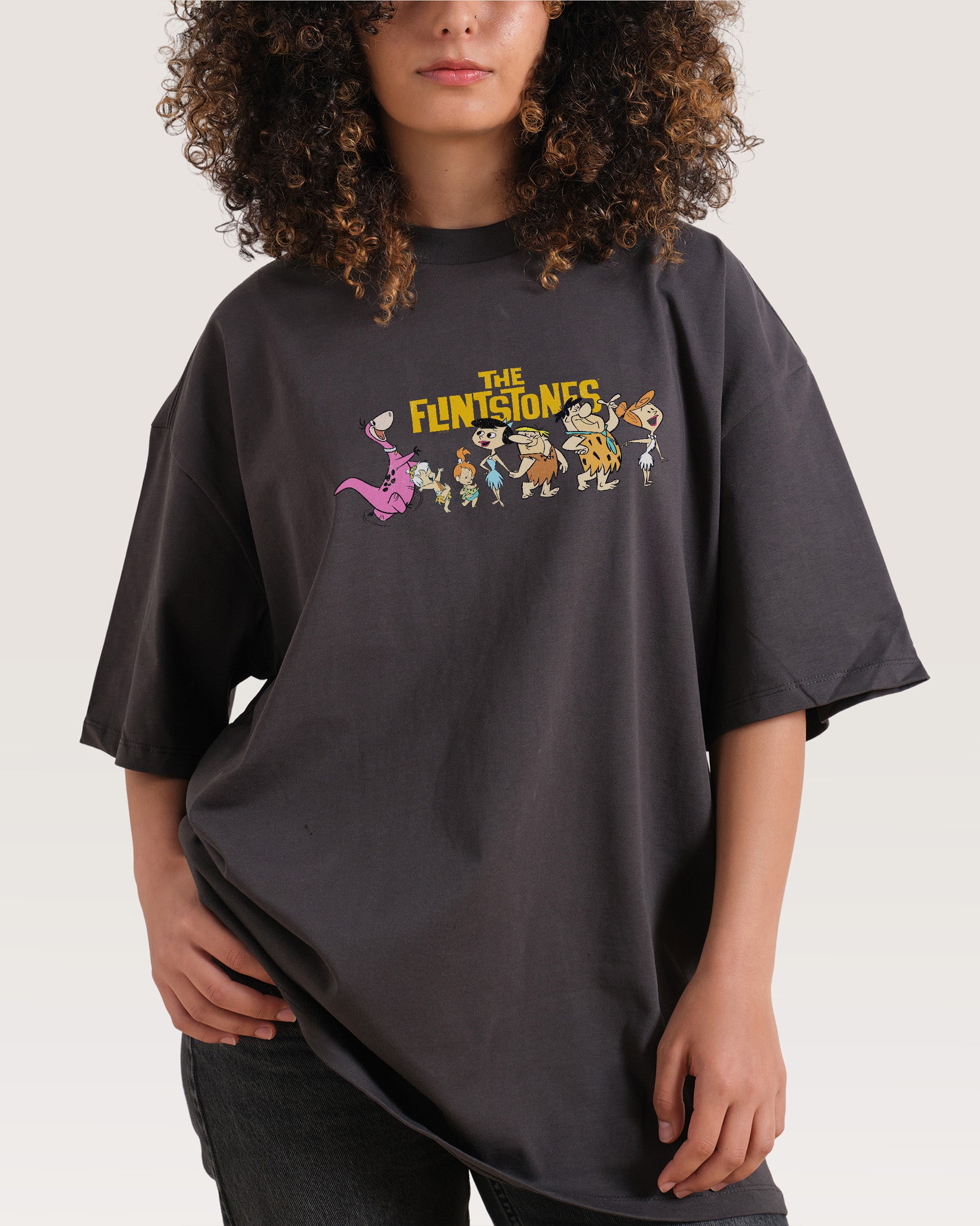 We're The Flintstones Oversized Tee Australia Threadheads Online