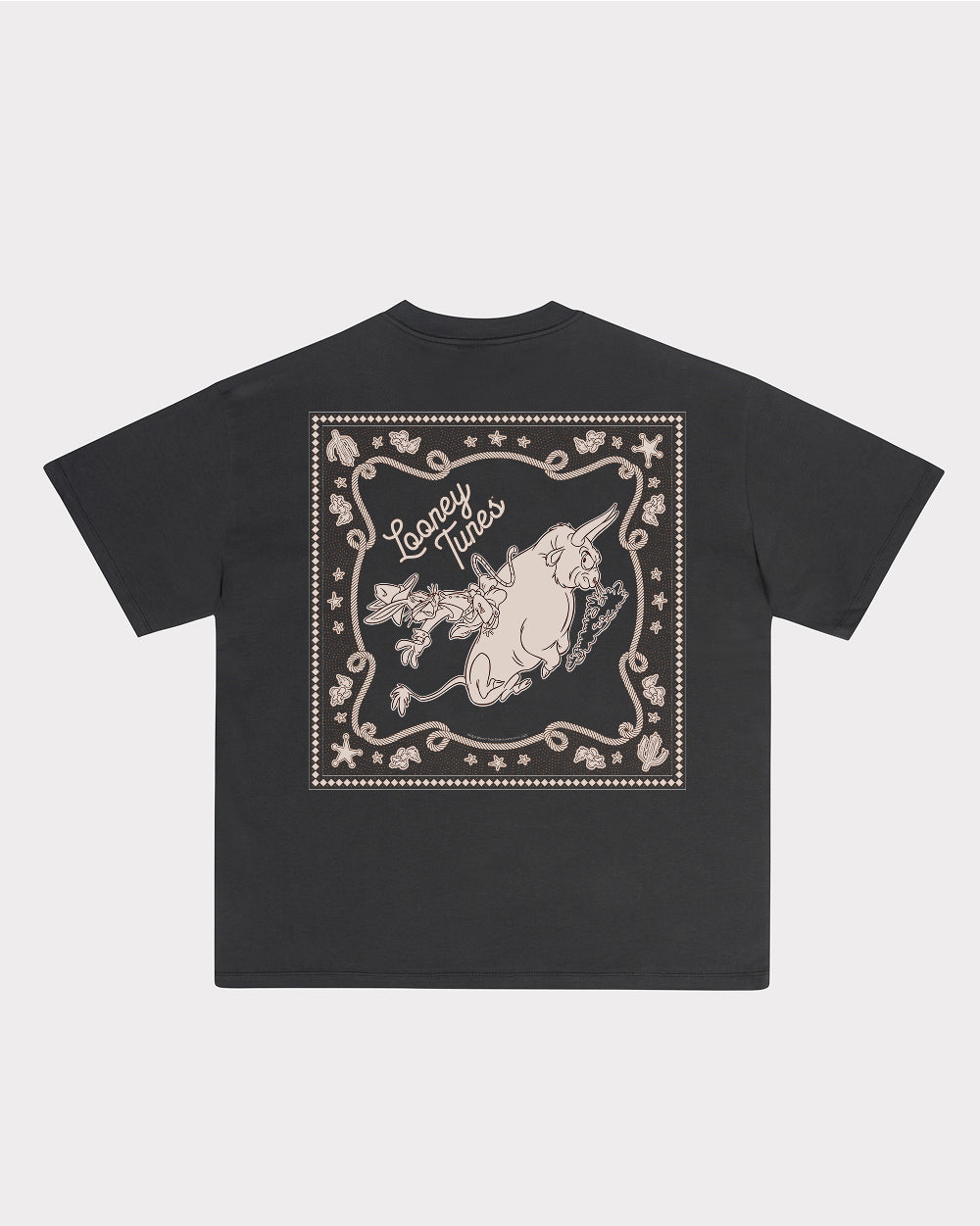 Bugs Rodeo Oversized Tee Threadheads Australia #colour_charcoal